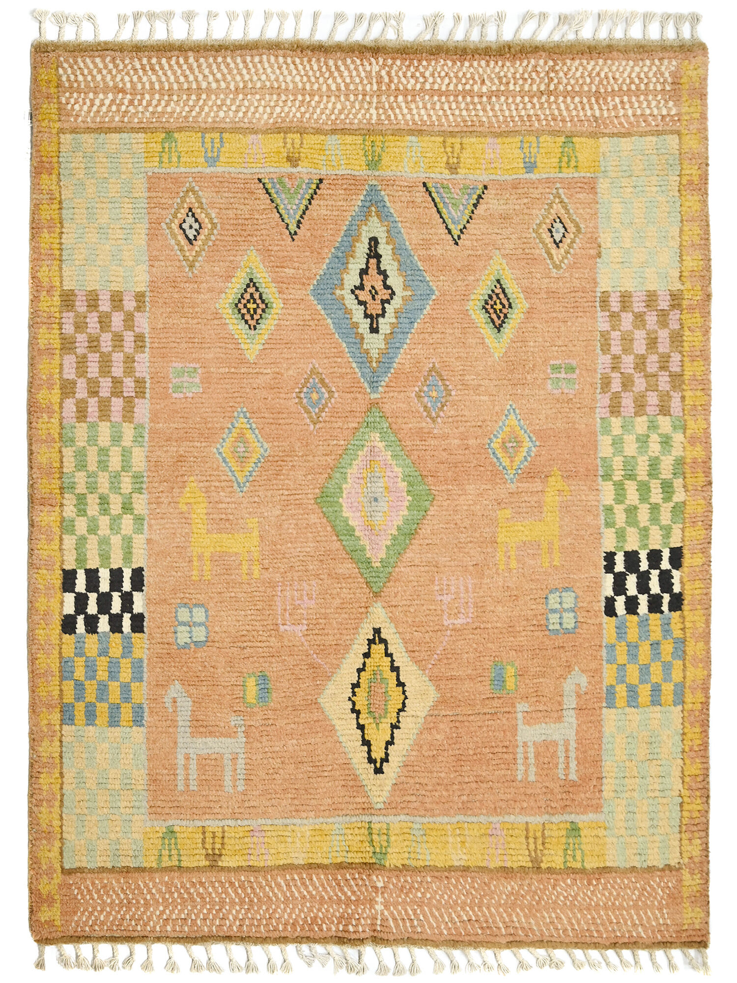 Berber Colourful Matta 158x201