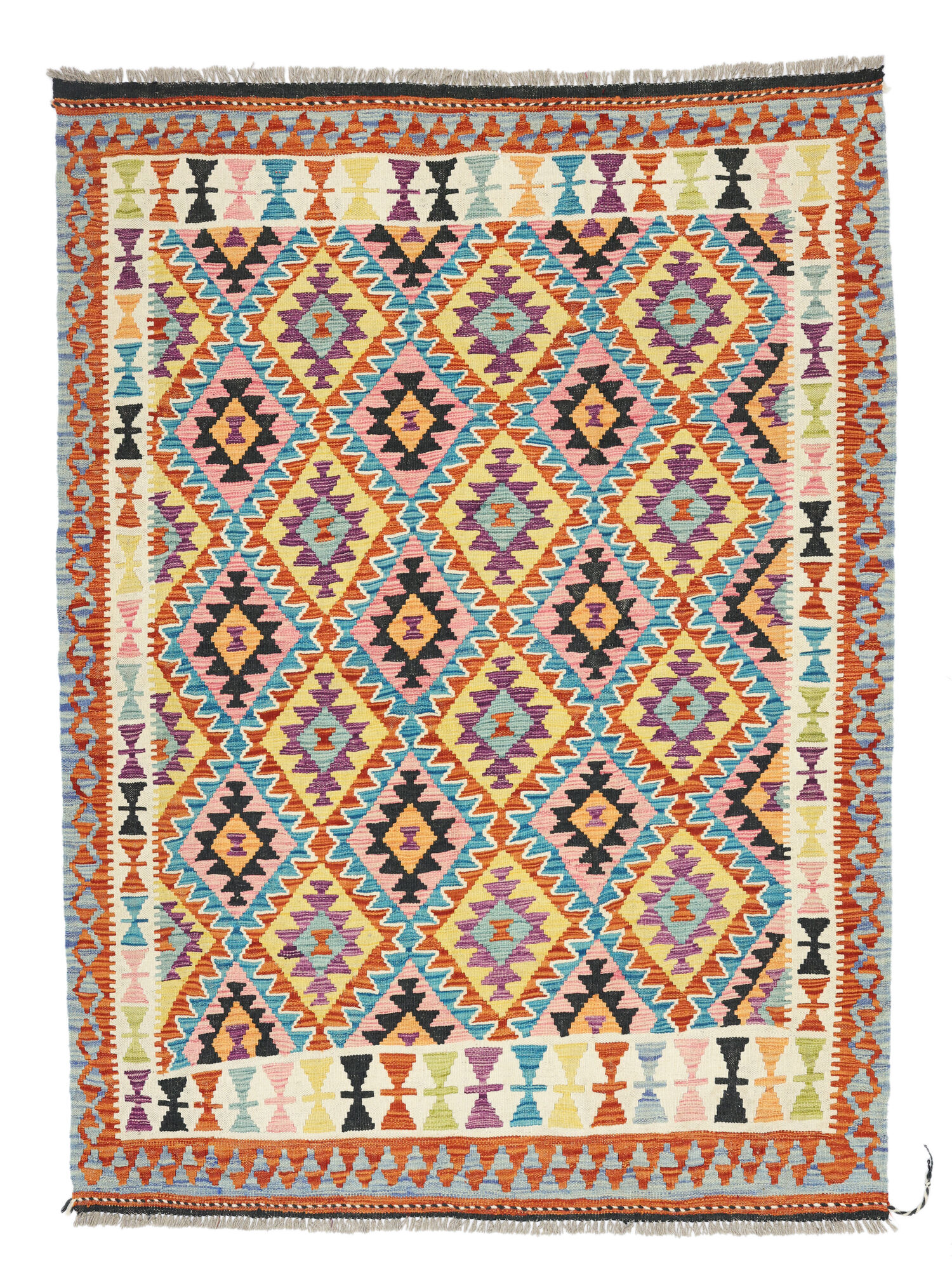 Kelim Afghan Old style Matta 155x203