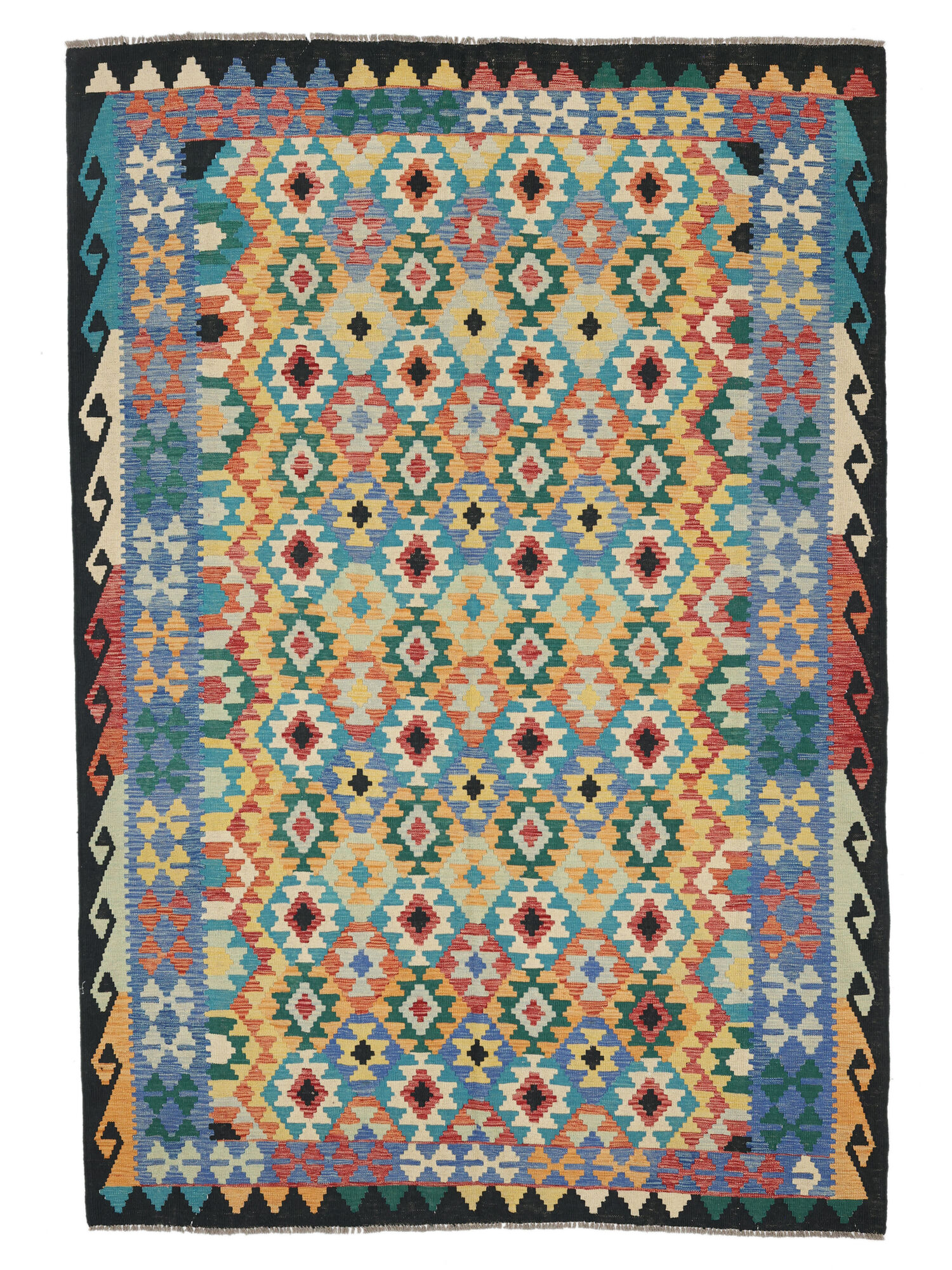 Kelim Afghan Old style Matta 213x303