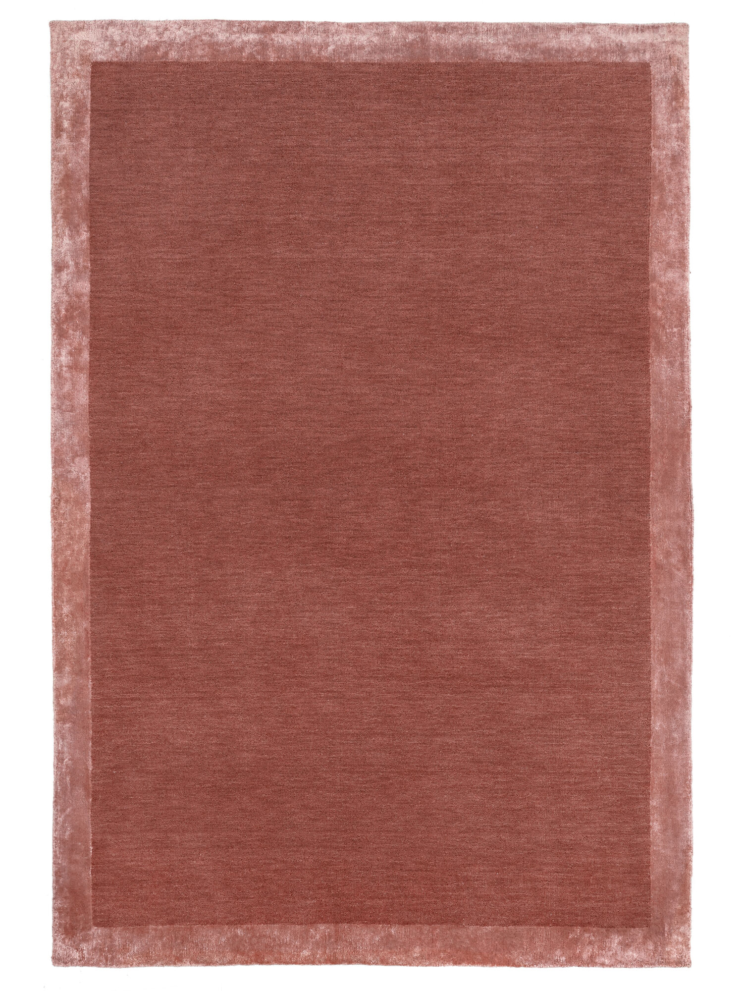 Mono Handloom Matta - Röd 160x230