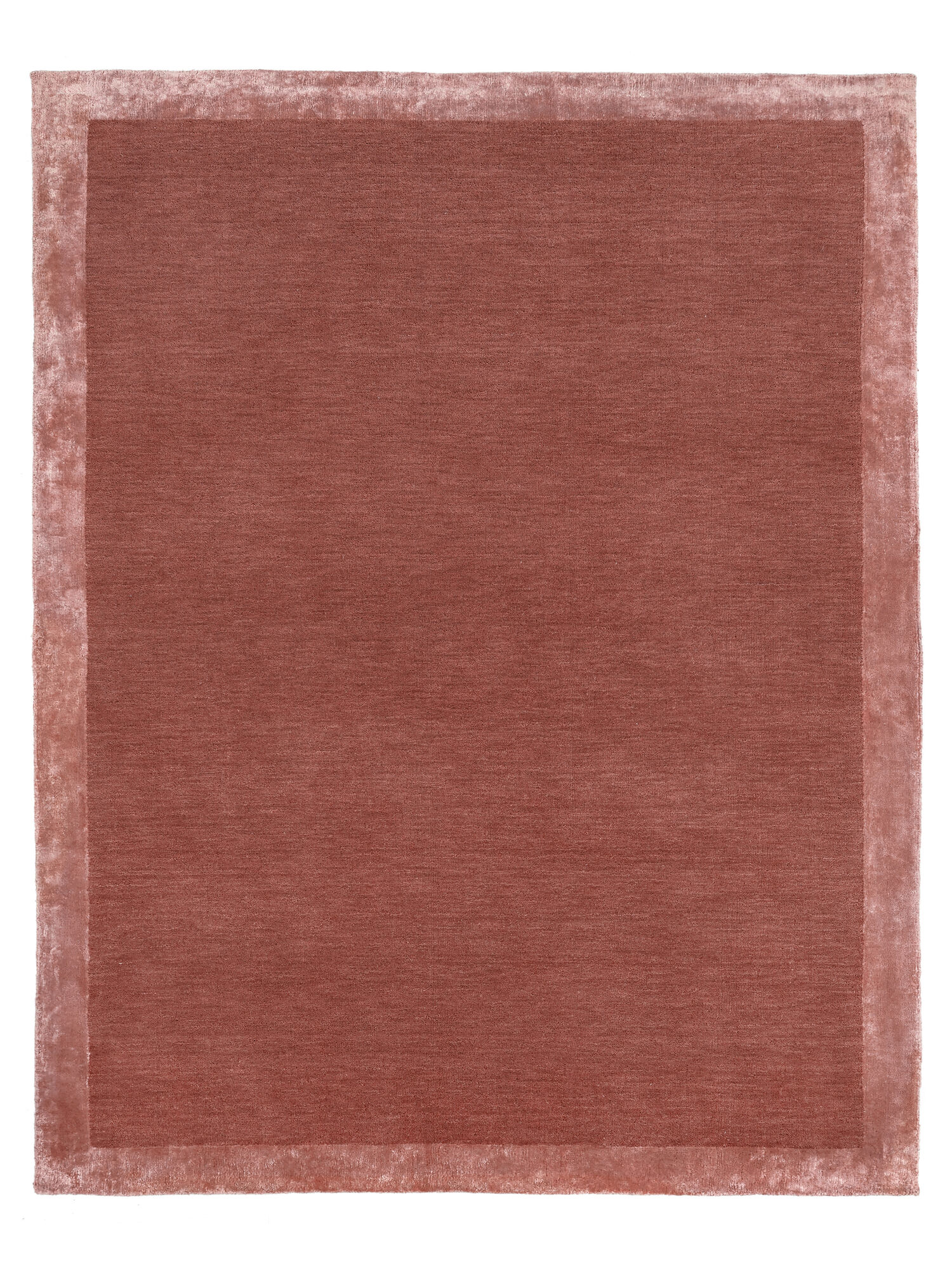 Mono Handloom Matta - Röd 250x300