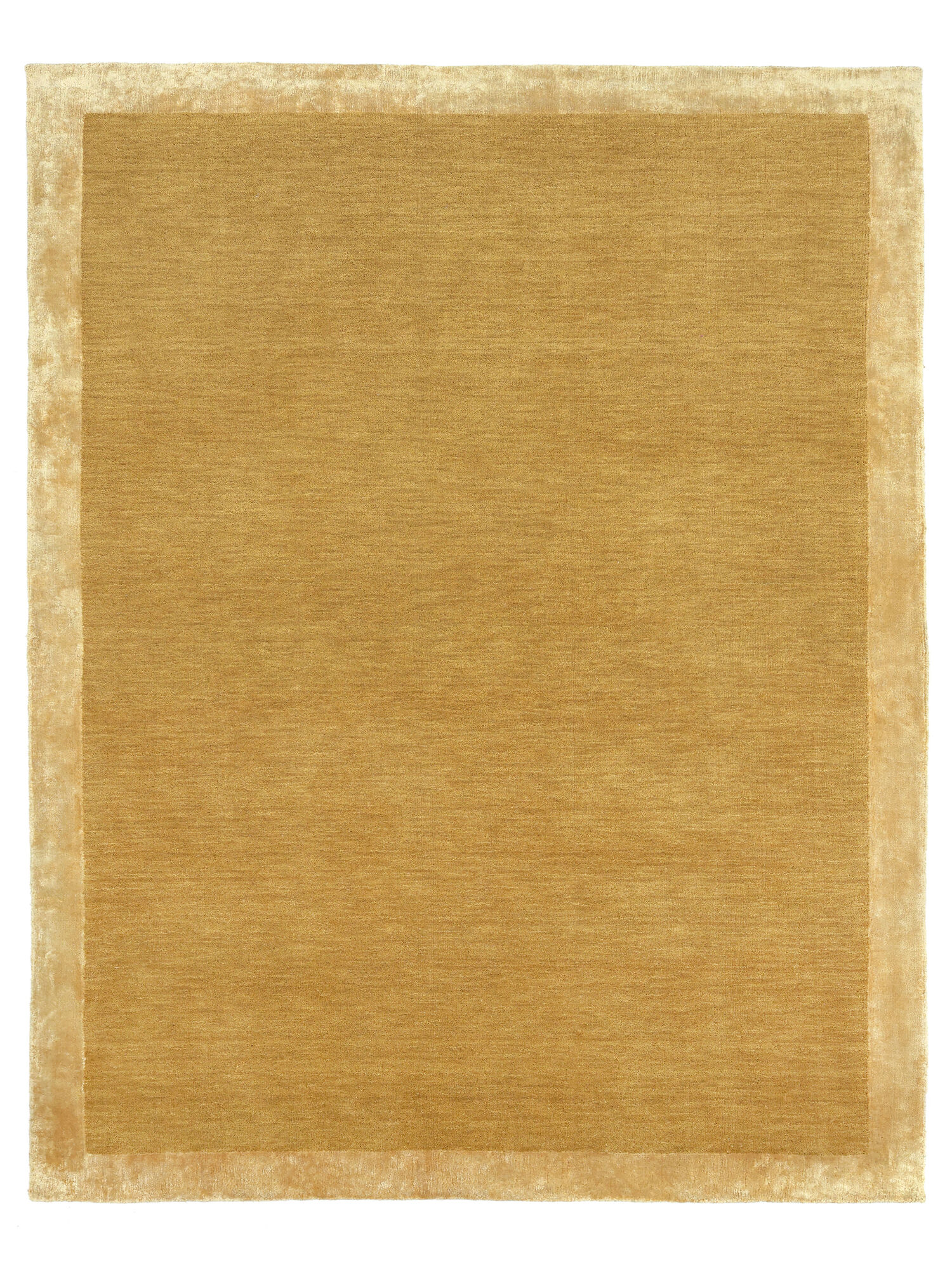 Mono Handloom Matta - Senapsgul 250x300