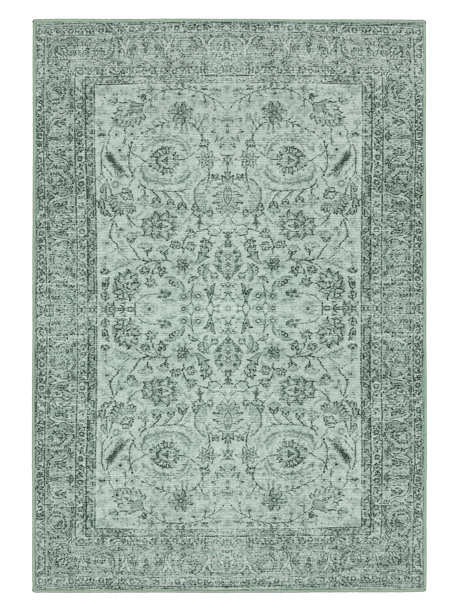 Vintage Siena Matta - Grön 140x200