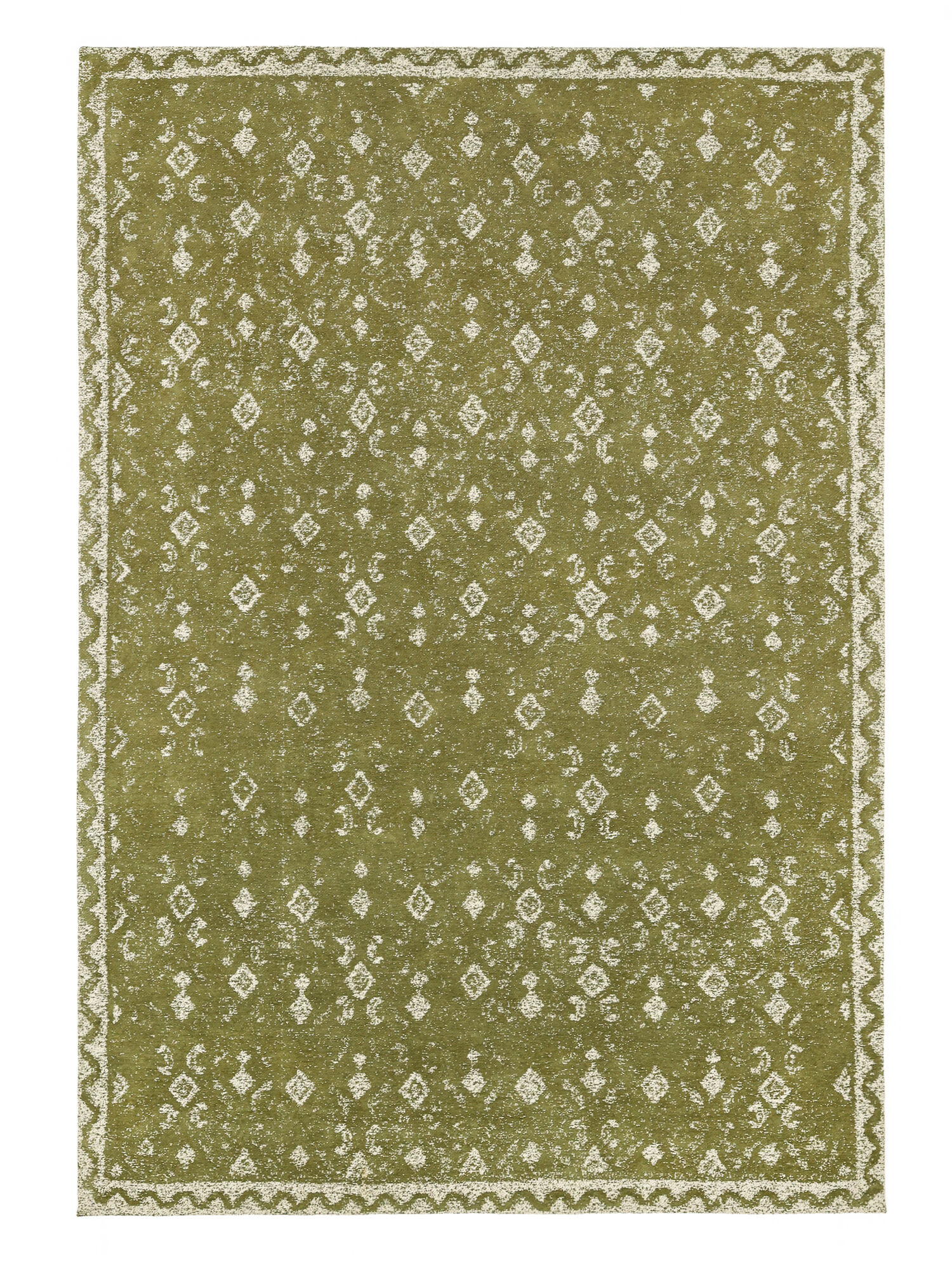 Antikka Matta - Olivgrön 200x300