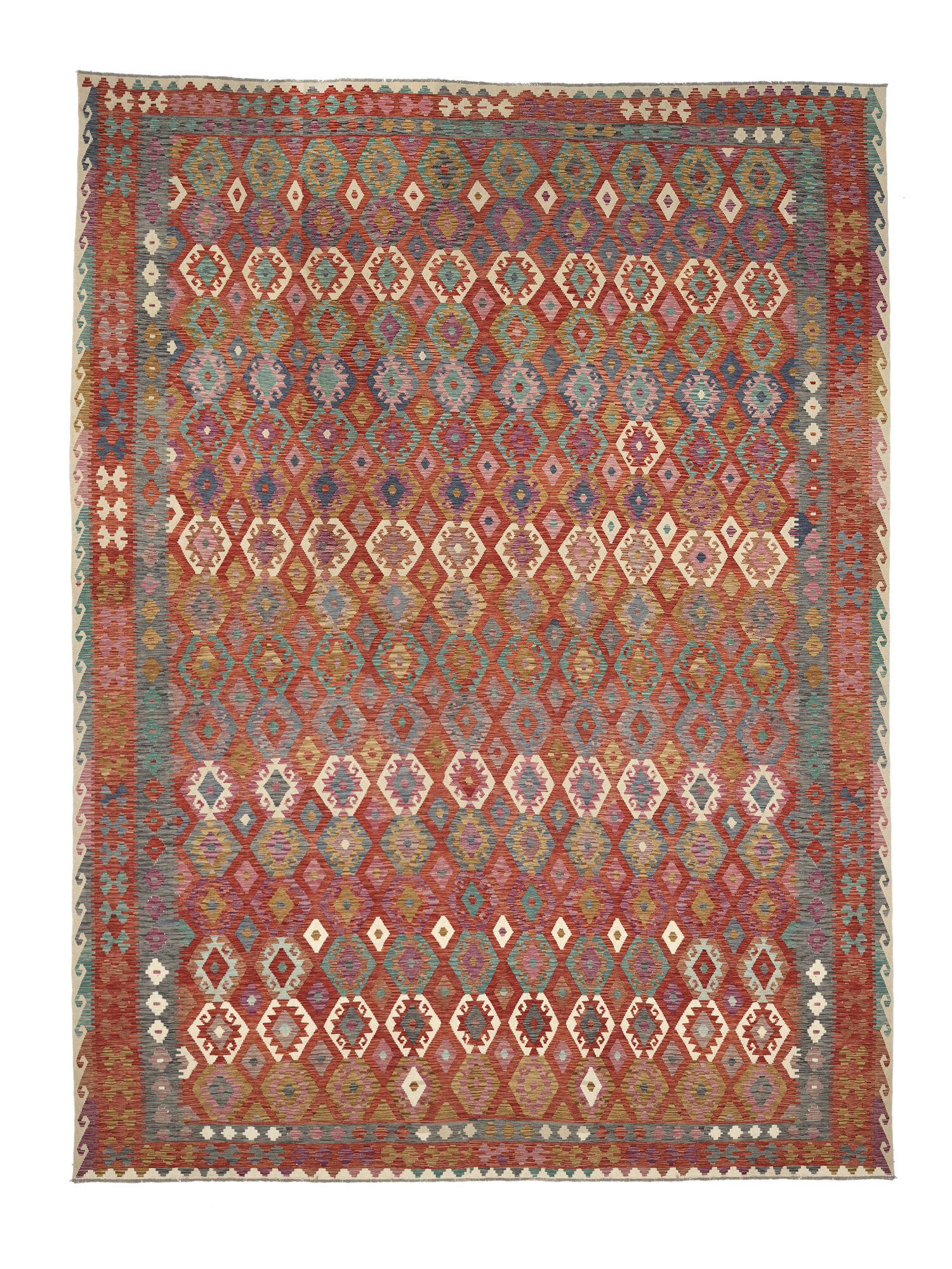 Kelim Afghan Old style Matta 412x600