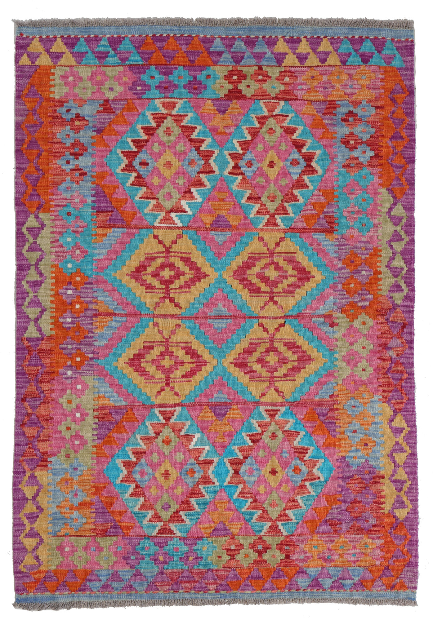 Kelim Afghan Old style Matta 98x143