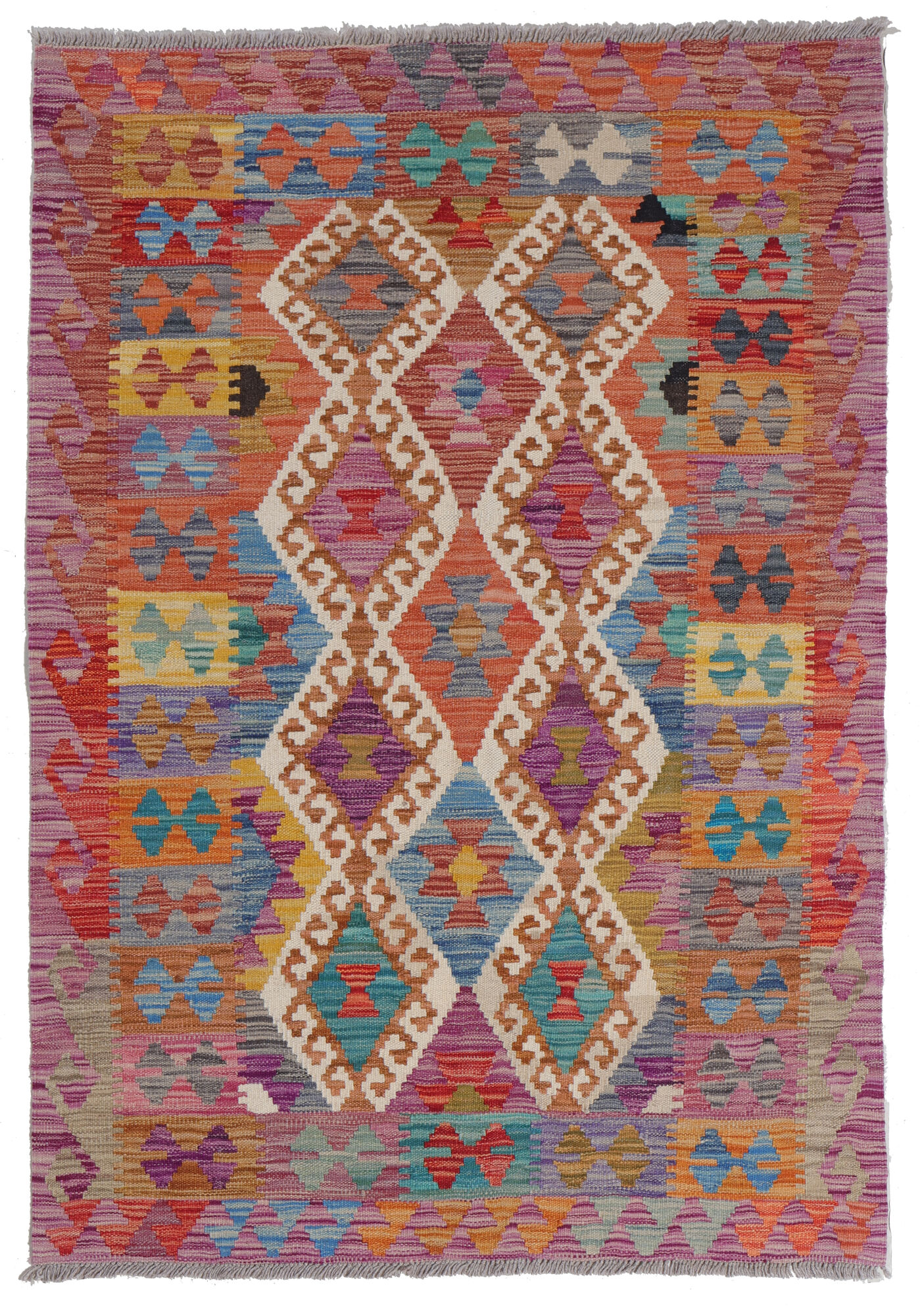 Kelim Afghan Old style Matta 101x149