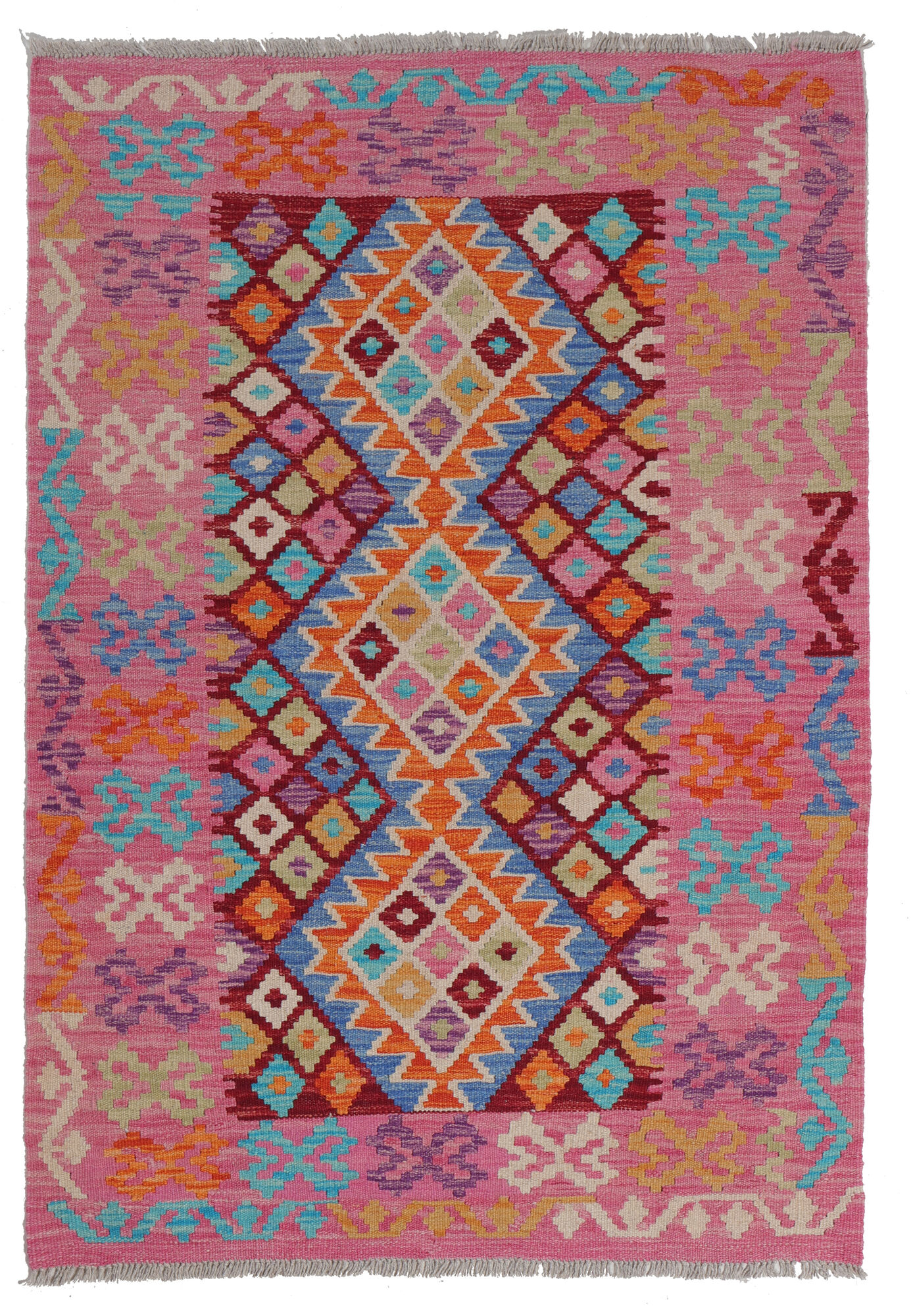 Kelim Afghan Old style Matta 101x150