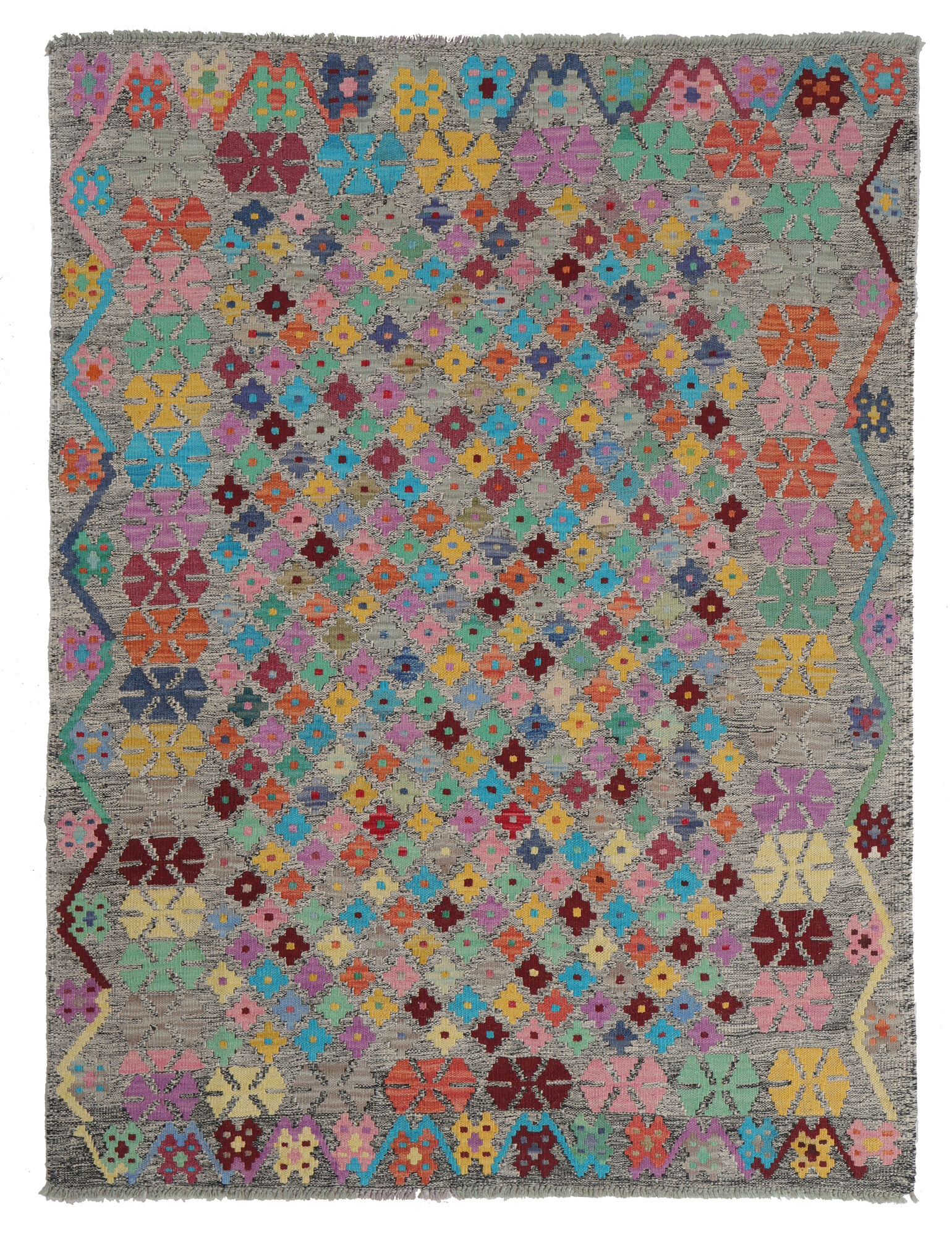 Kelim Afghan Old style Matta 126x169