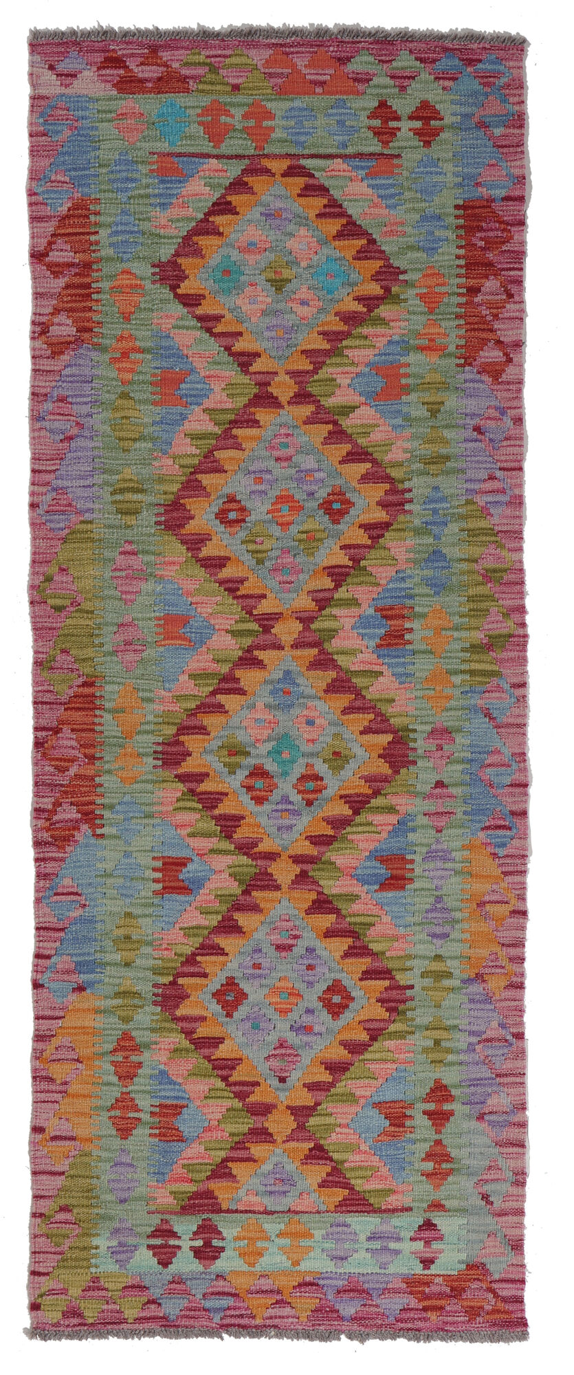 Kelim Afghan Old style Matta 74x200