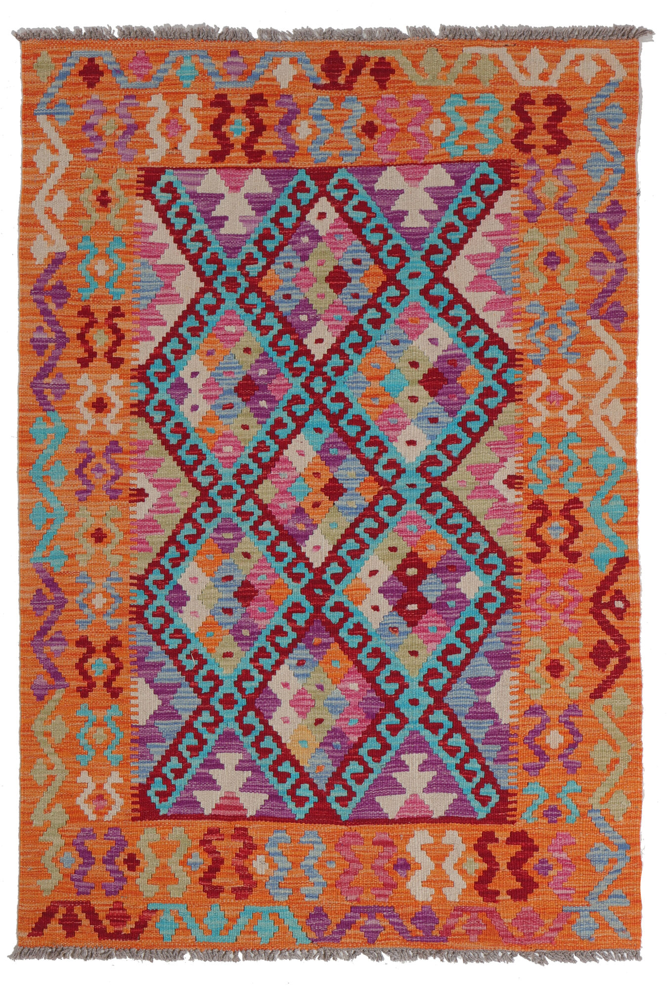 Kelim Afghan Old style Matta 102x153