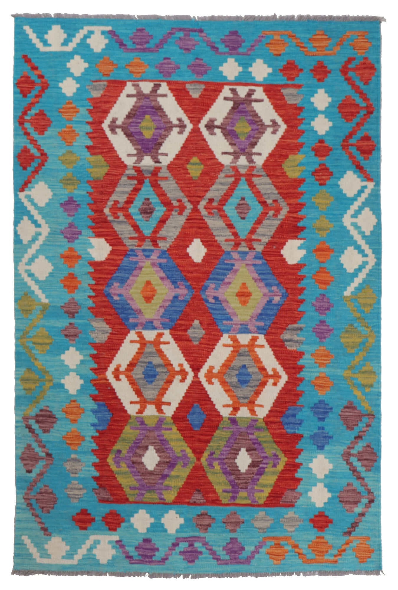 Kelim Afghan Old style Matta 121x187