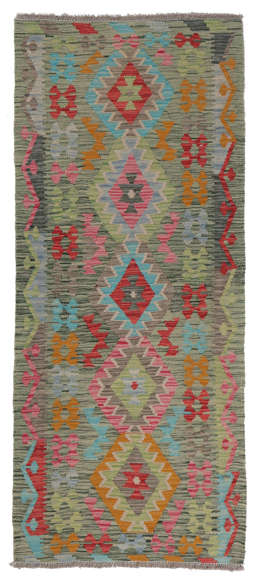 Kelim Afghan Old style Matta 78x193