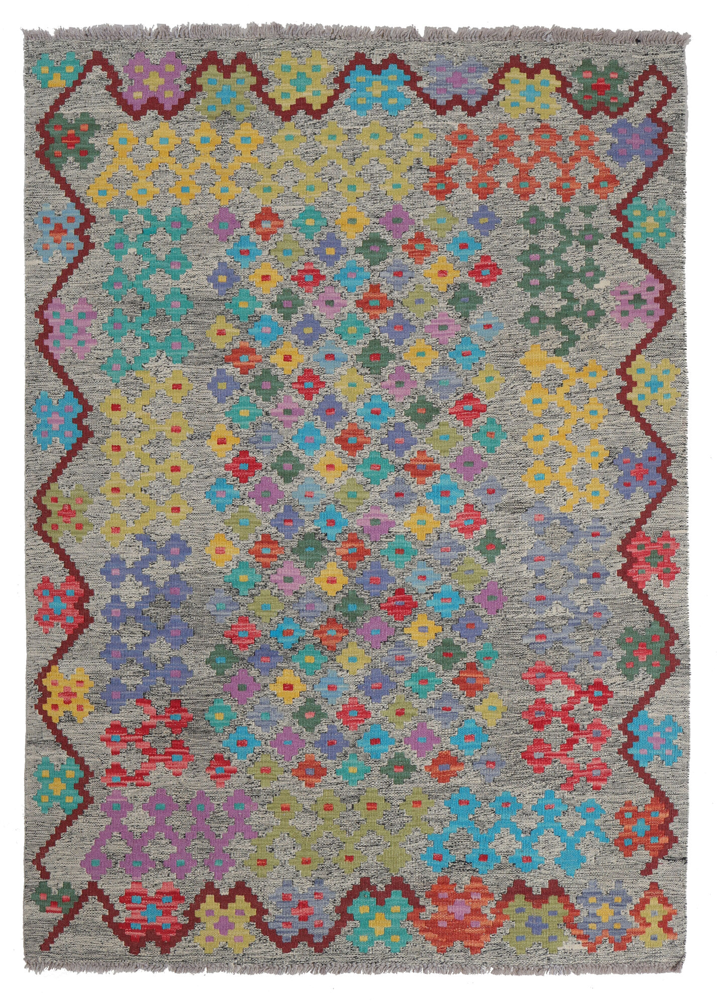Kelim Afghan Old style Matta 122x176