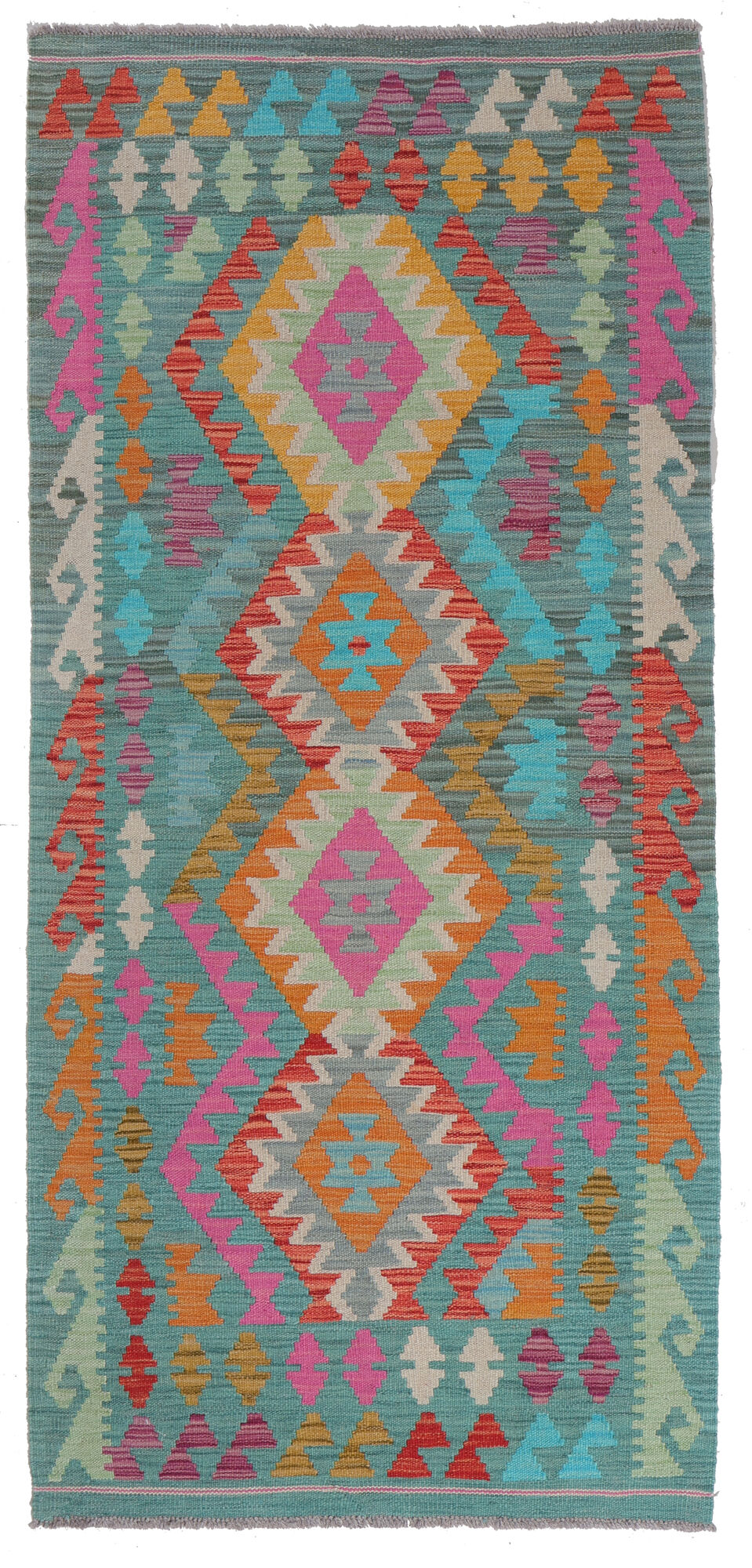 Kelim Afghan Old style Matta 84x193