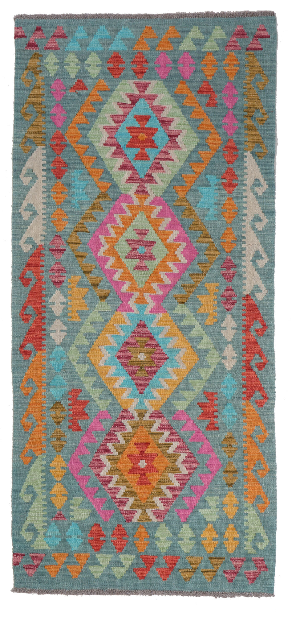 Kelim Afghan Old style Matta 85x194