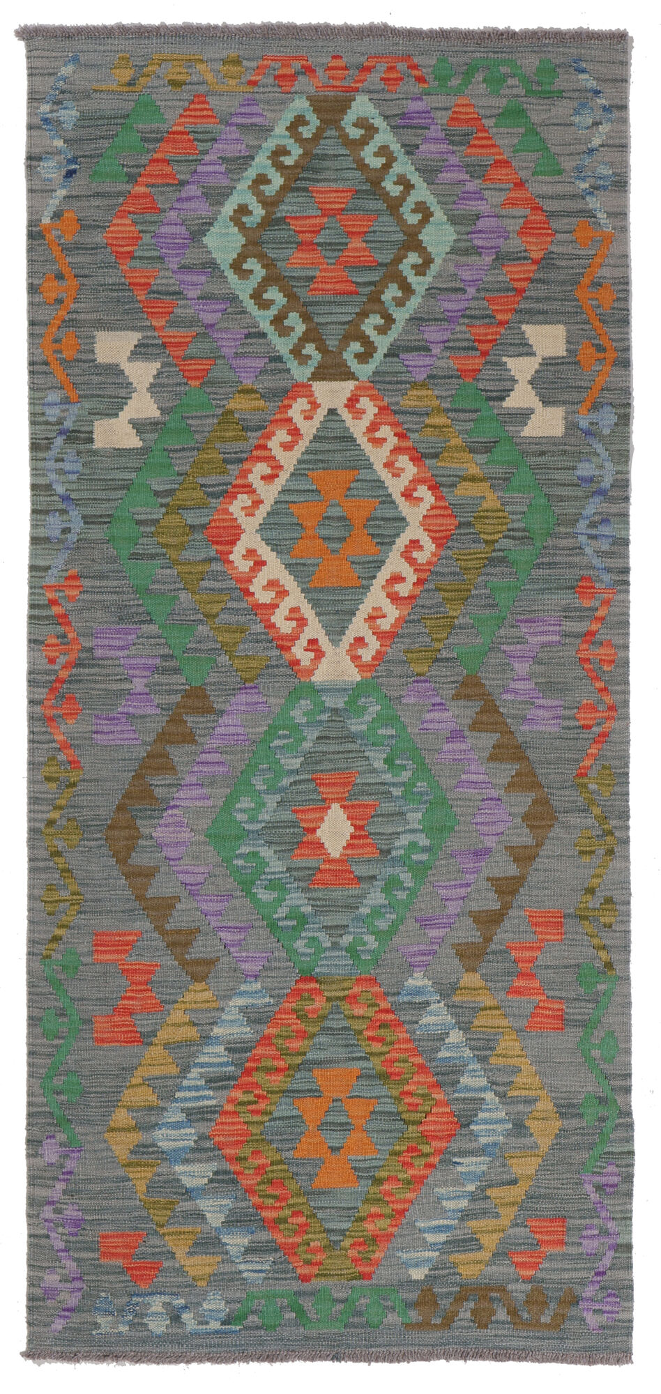 Kelim Afghan Old style Matta 89x201