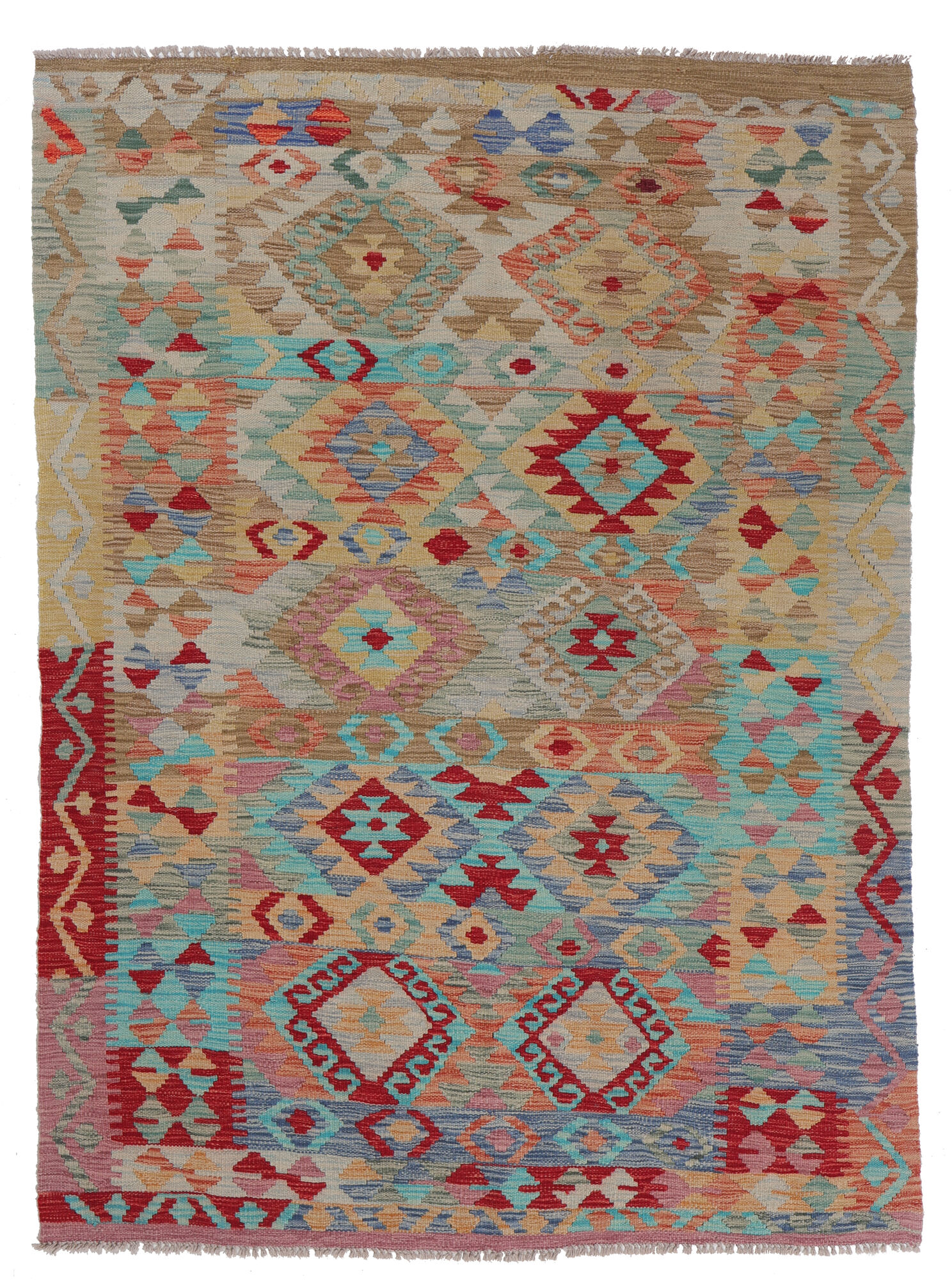 Kelim Afghan Old style Matta 146x195