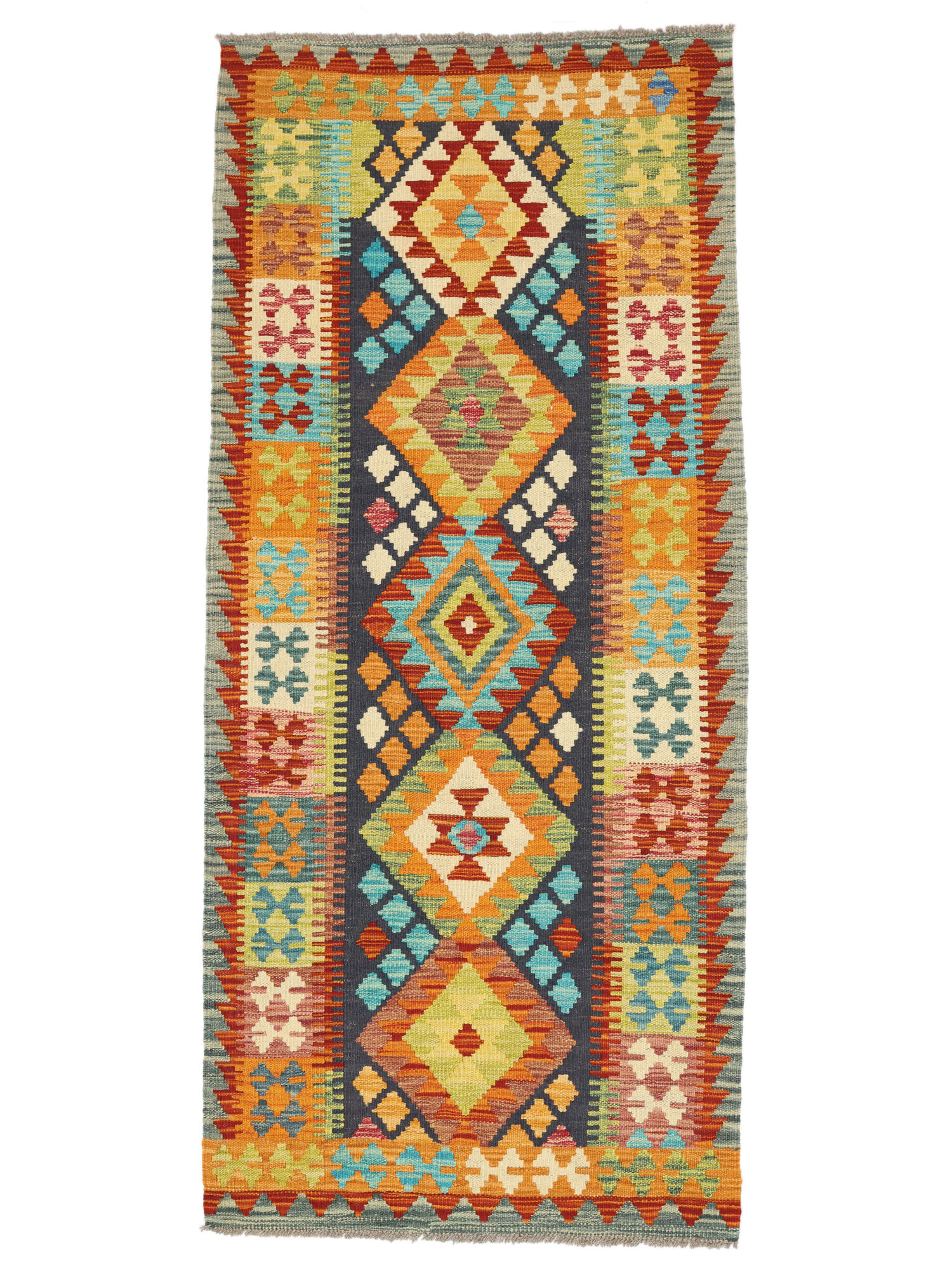 Kelim Afghan Old style Matta 82x187