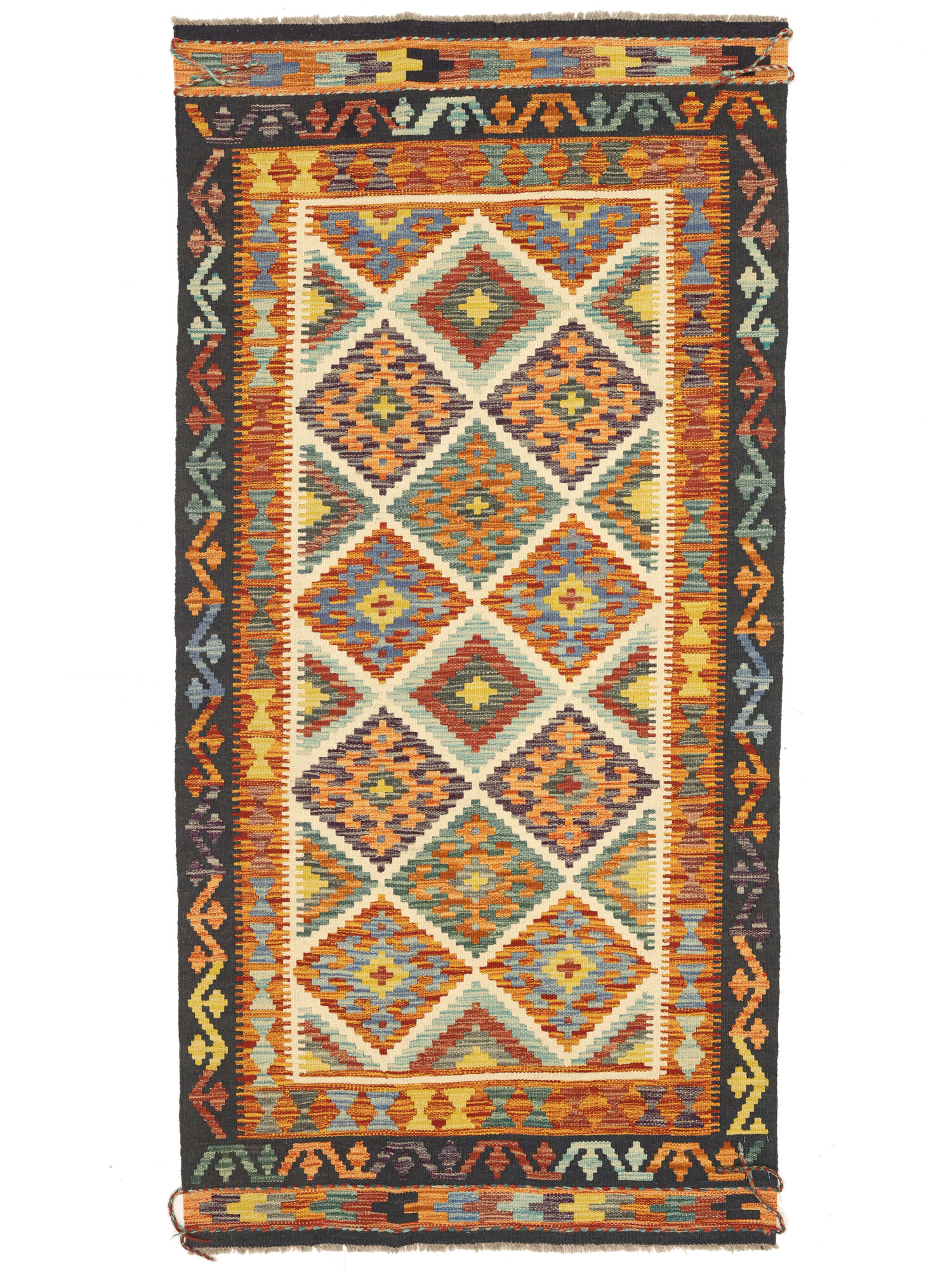 Kelim Afghan Old style Matta 99x201