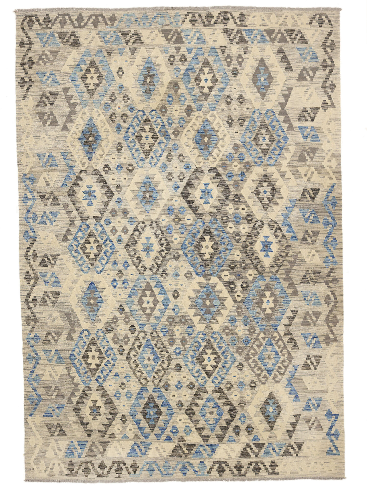 Kelim Afghan Old style Matta 202x300