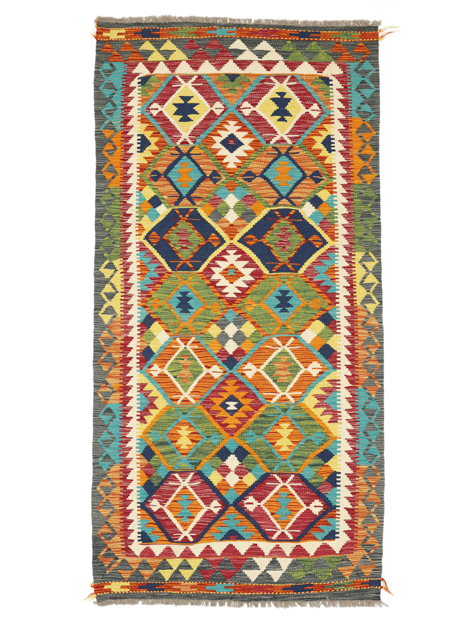 Kelim Afghan Old style Matta 100x202
