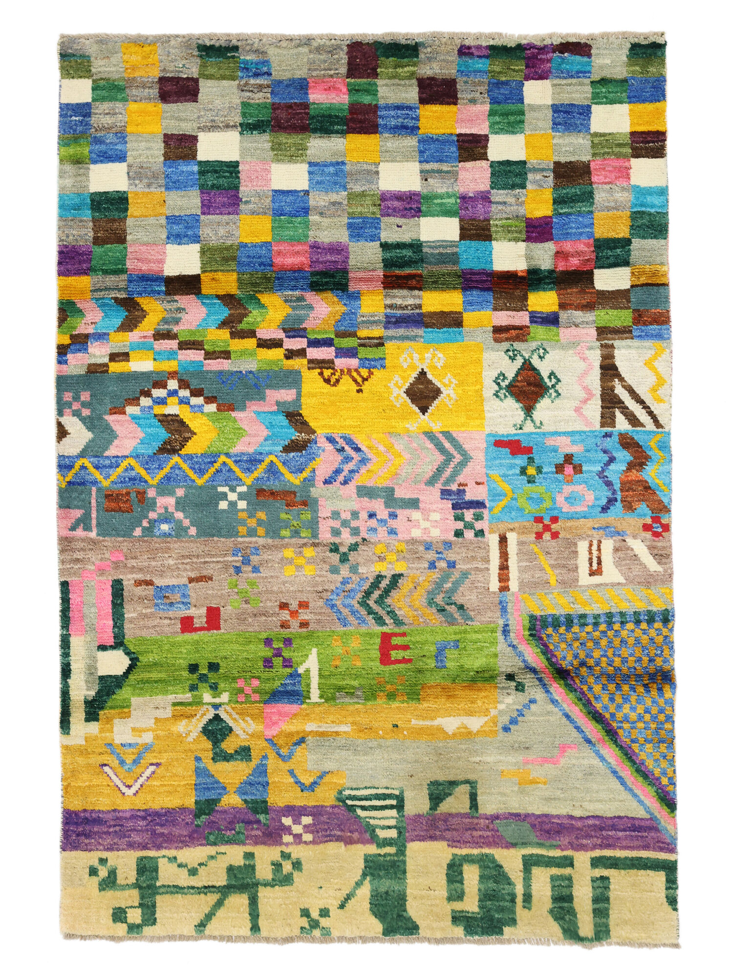 Berber Colourful Matta 120x177