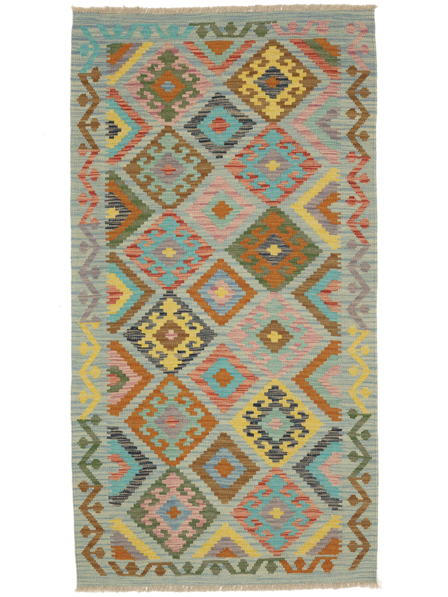Kelim Afghan Old style Matta 104x197