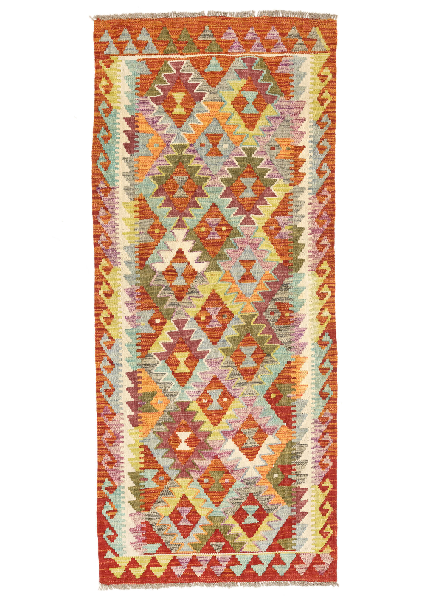 Kelim Afghan Old style Matta 84x197