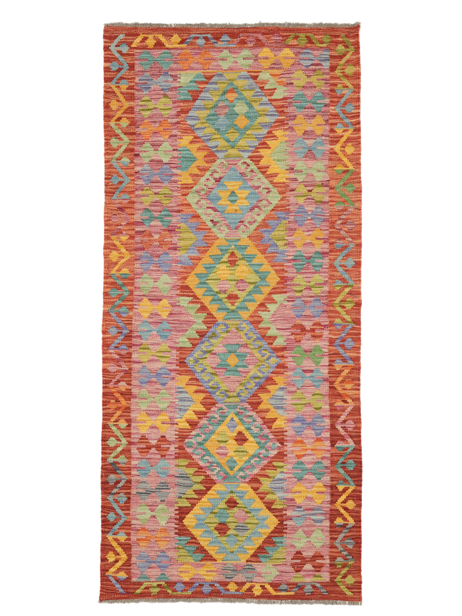 Kelim Afghan Old style Matta 87x197