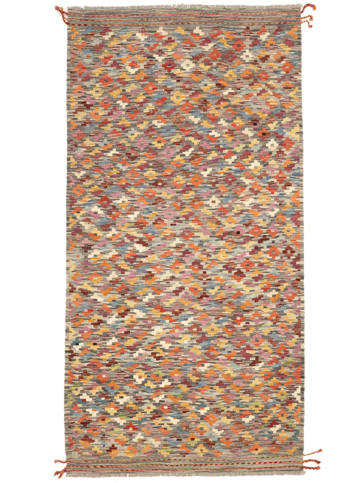 Kelim Afghan Old style Matta 102x202