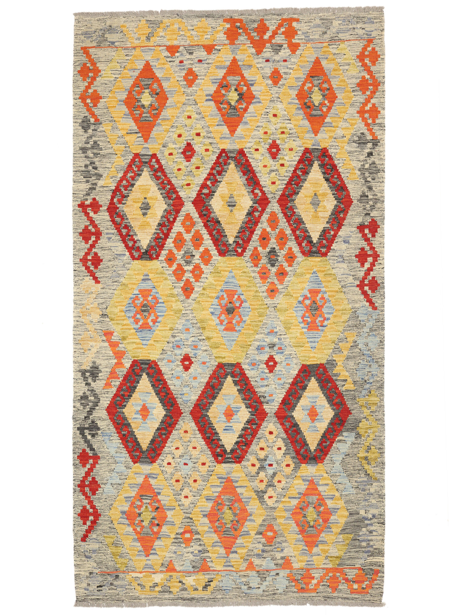 Kelim Afghan Old style Matta 108x205