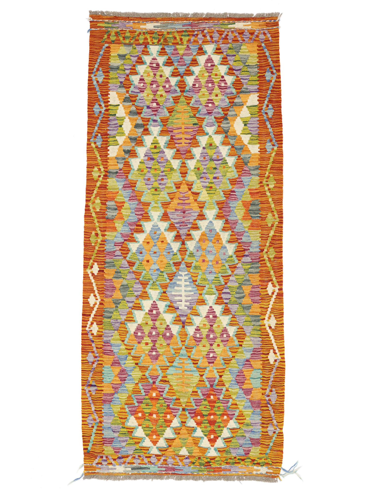Kelim Afghan Old style Matta 85x206