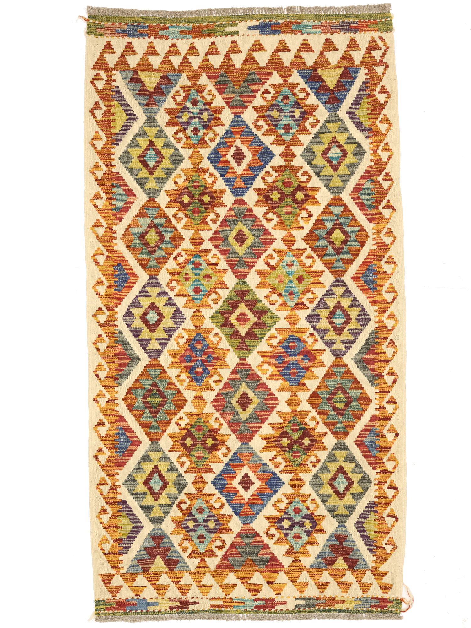 Kelim Afghan Old style Matta 97x186