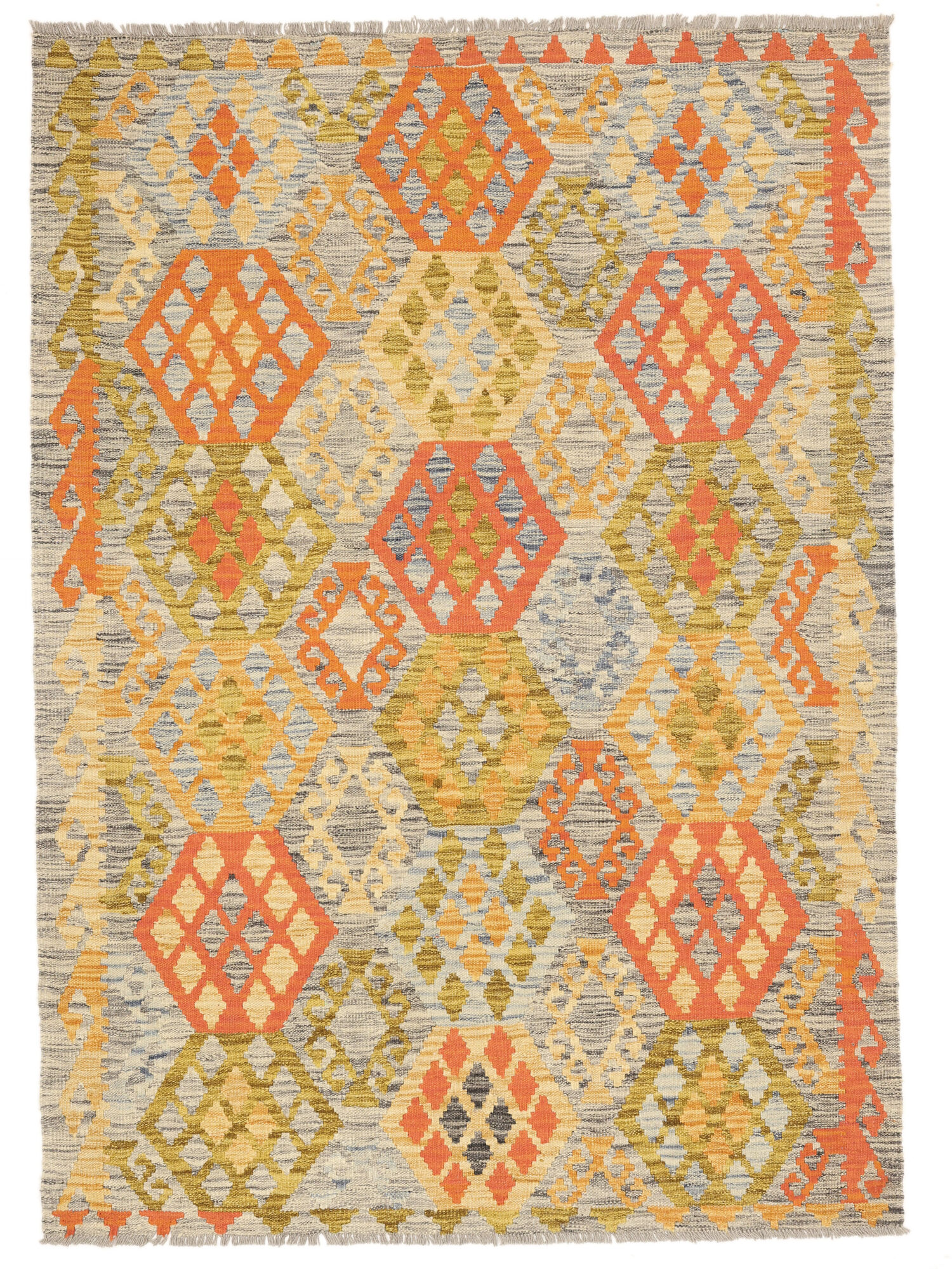 Kelim Afghan Old style Matta 124x175