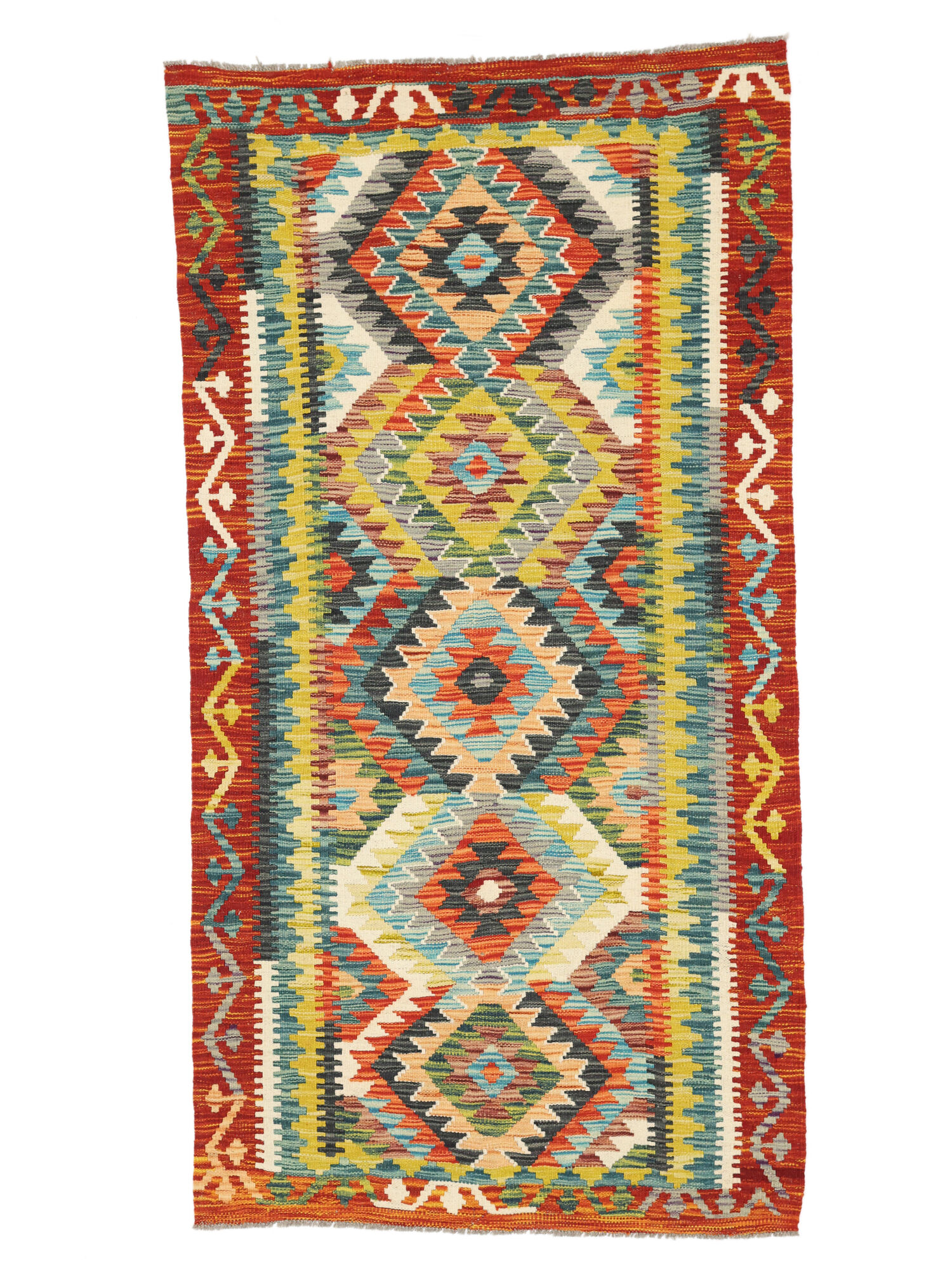 Kelim Afghan Old style Matta 98x190