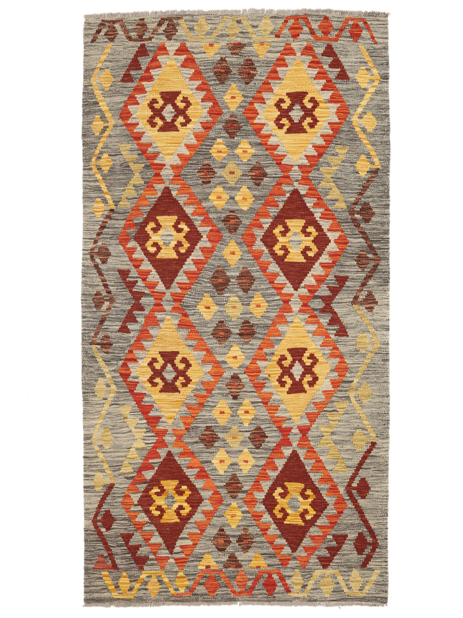 Kelim Afghan Old style Matta 104x194