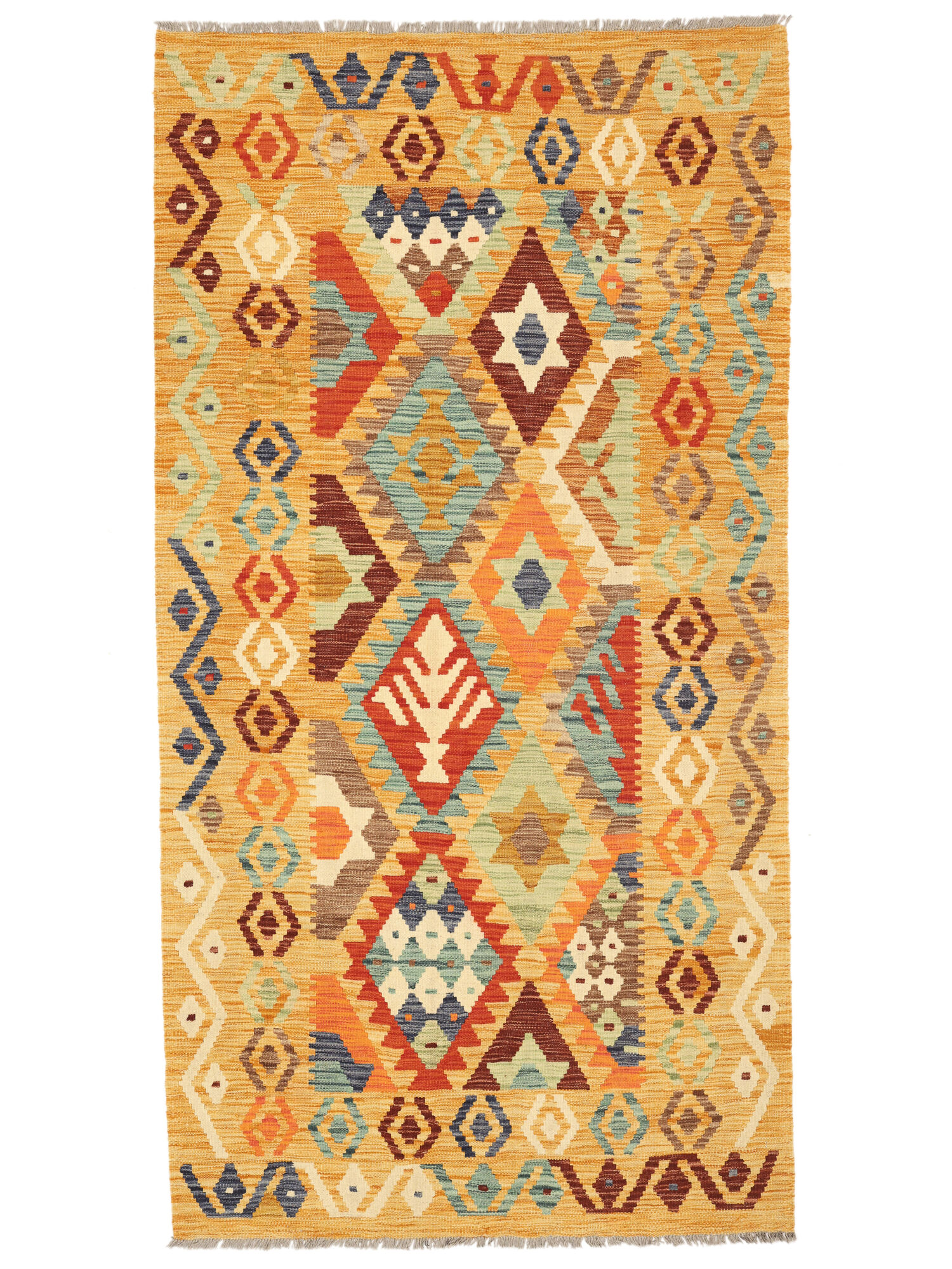 Kelim Afghan Old style Matta 109x203