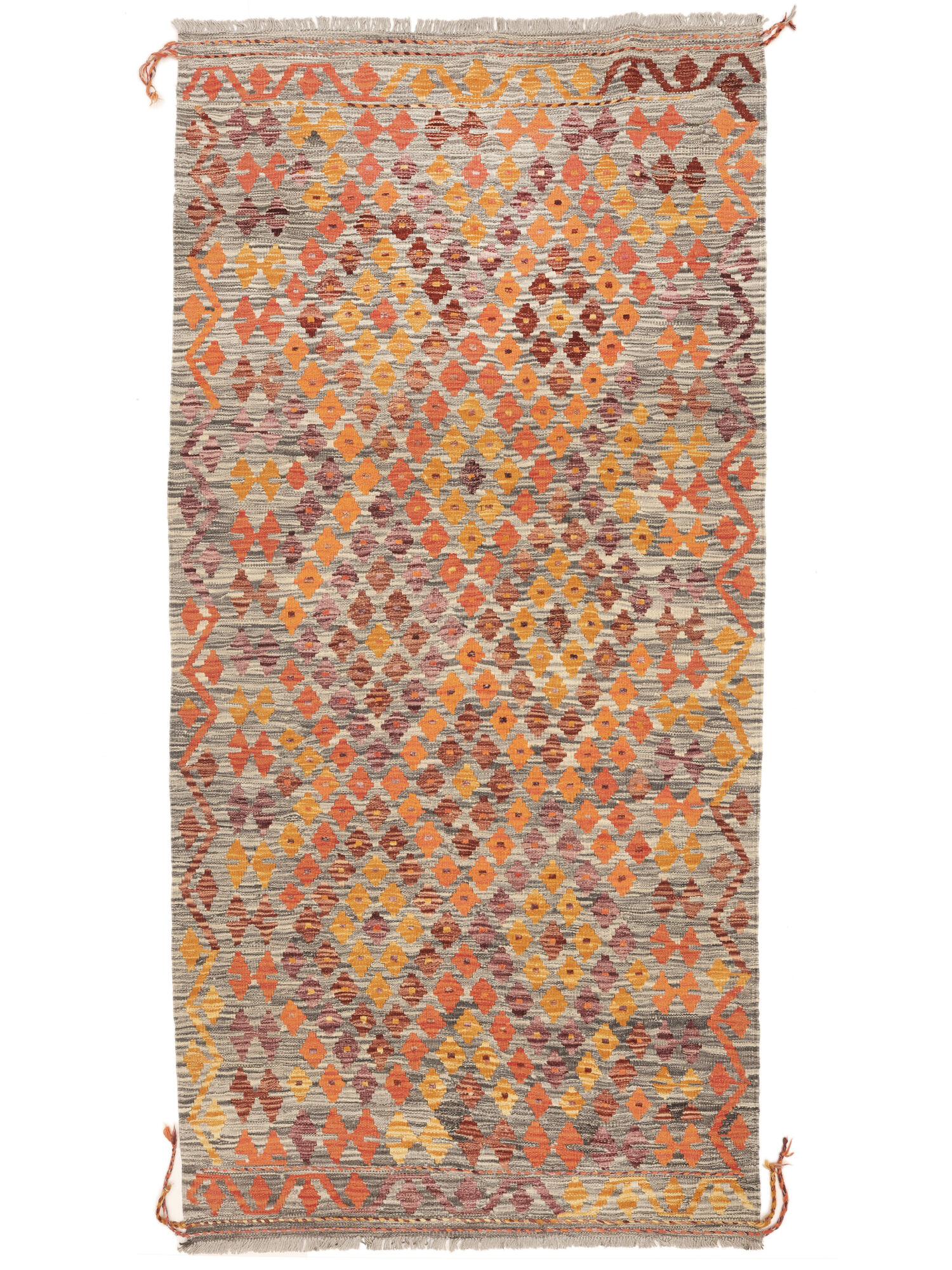 Kelim Afghan Old style Matta 106x212