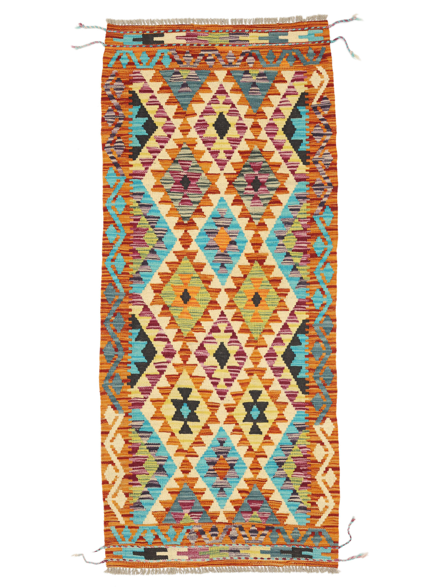 Kelim Afghan Old style Matta 80x185