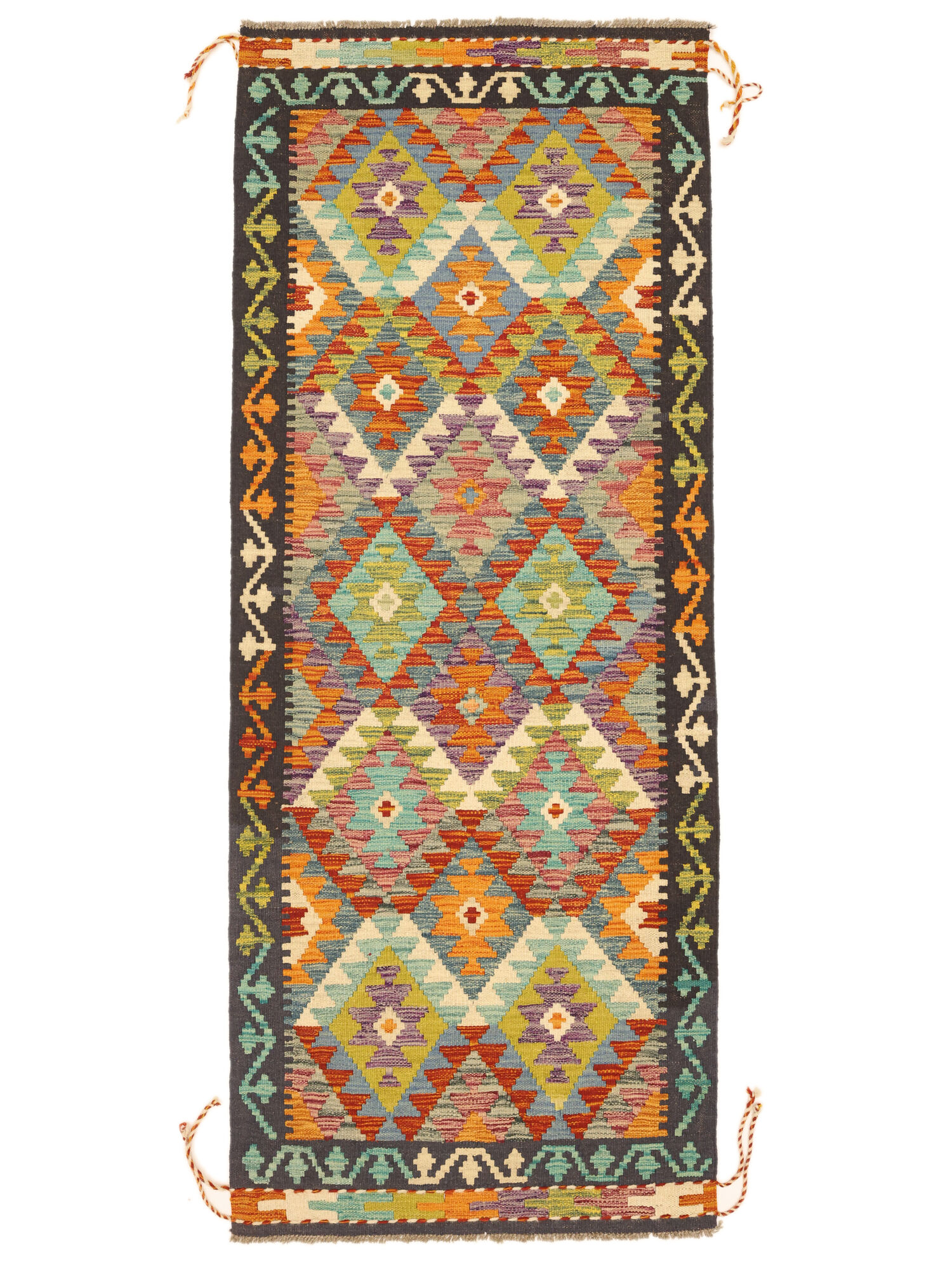 Kelim Afghan Old style Matta 79x198