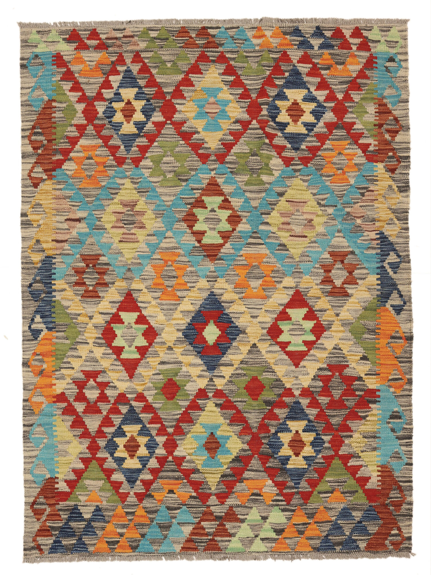 Kelim Afghan Old style Matta 109x145
