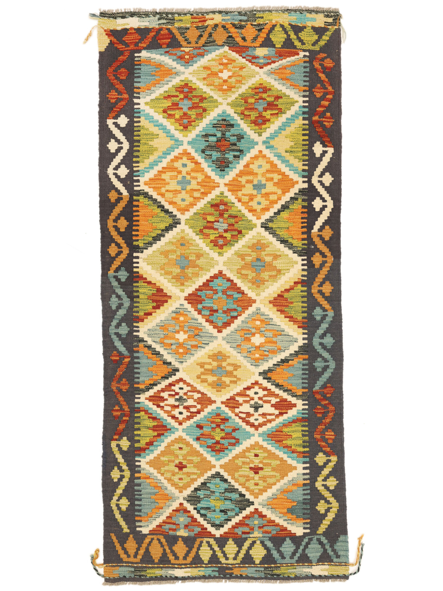 Kelim Afghan Old style Matta 83x194