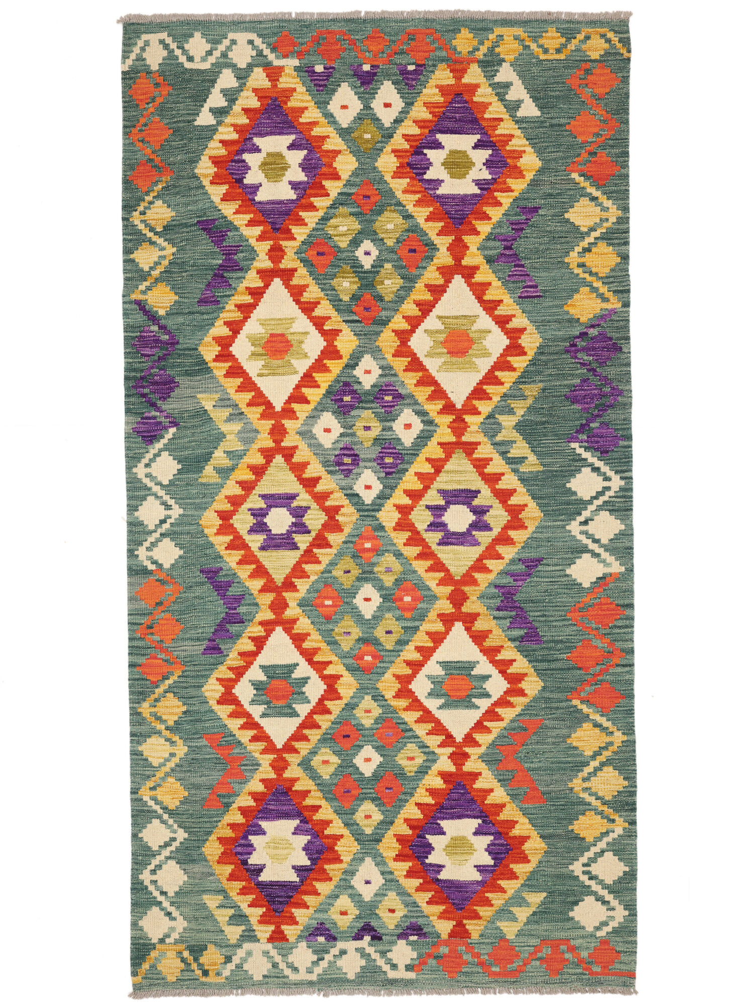 Kelim Afghan Old style Matta 103x199