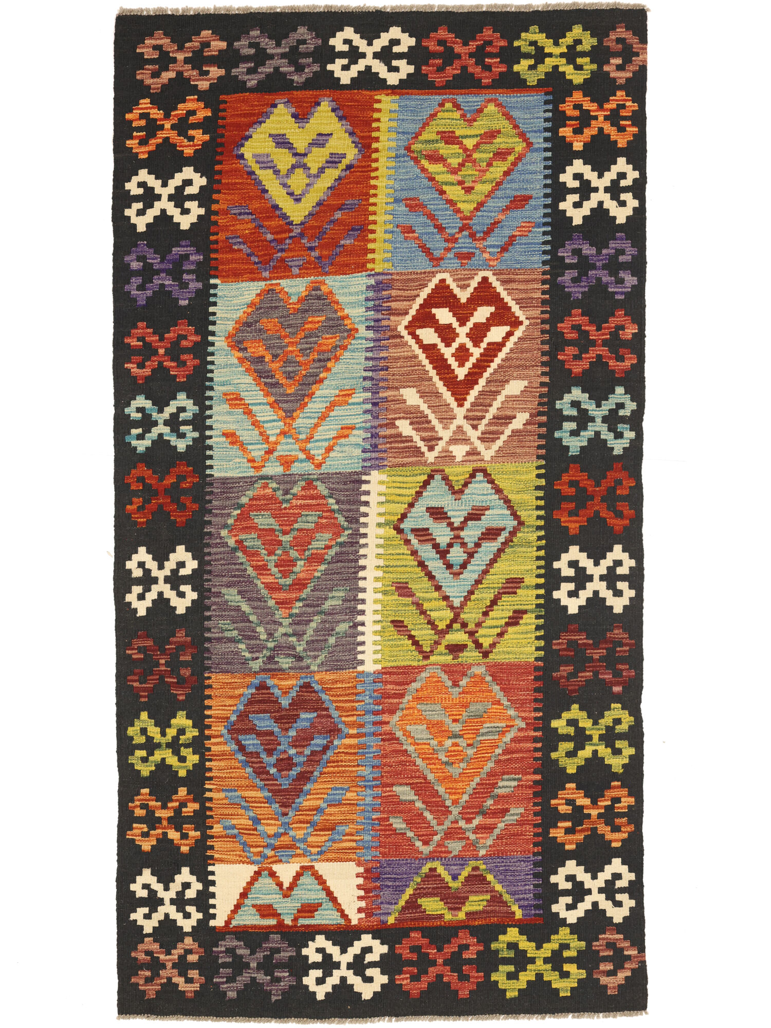 Kelim Afghan Old style Matta 101x197