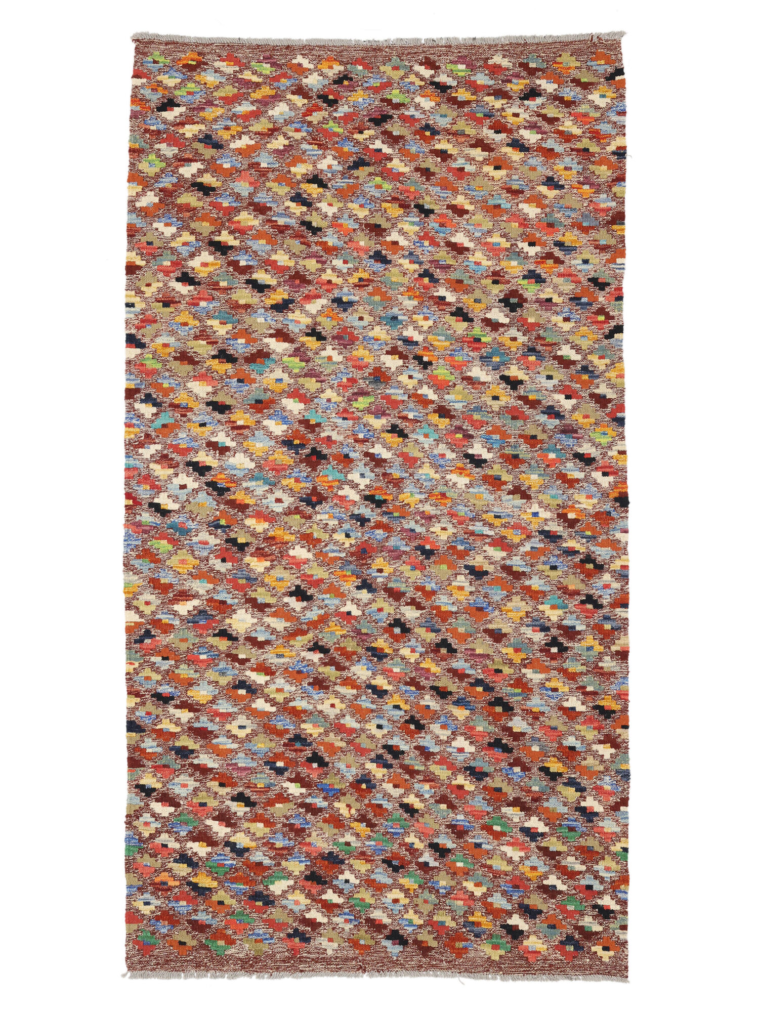 Kelim Afghan Old style Matta 100x190
