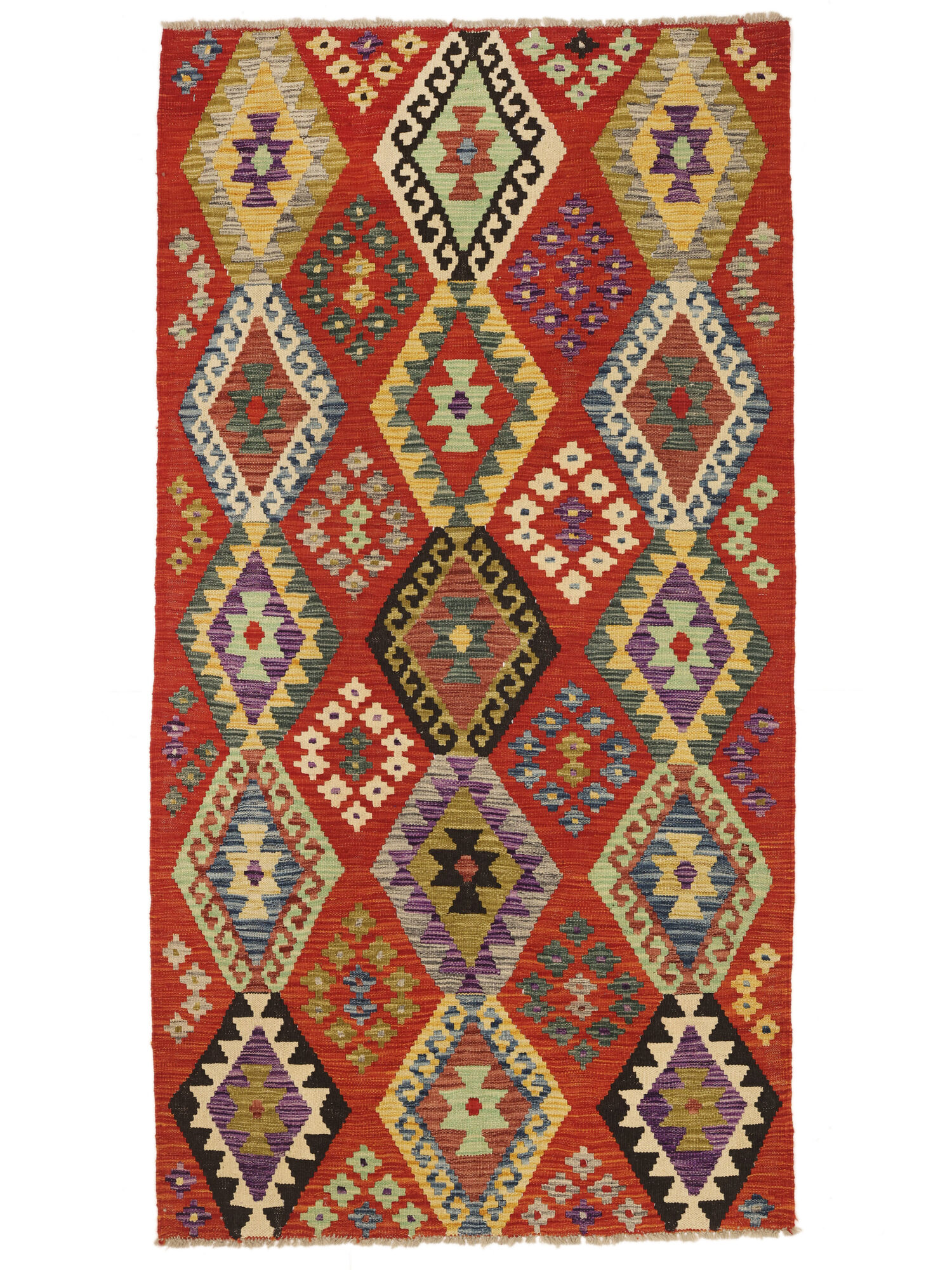 Kelim Afghan Old style Matta 105x199
