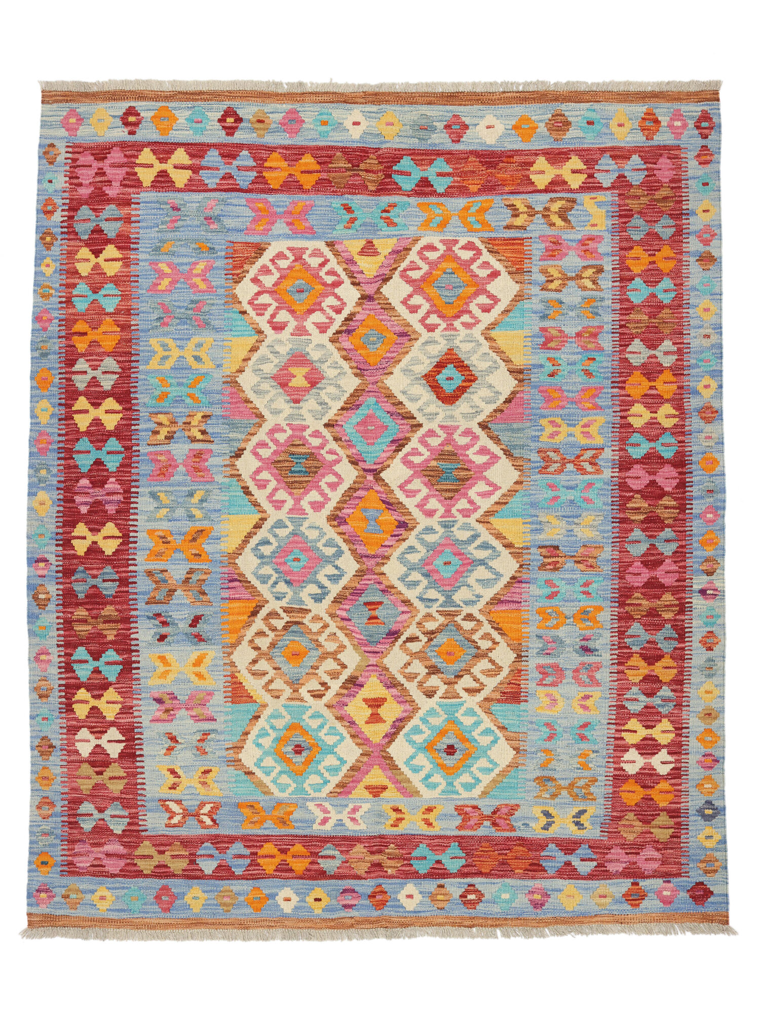 Kelim Afghan Old style Matta 158x192