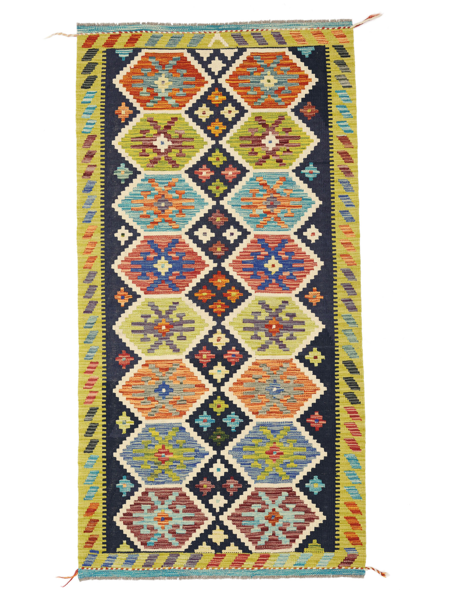 Kelim Afghan Old style Matta 101x199