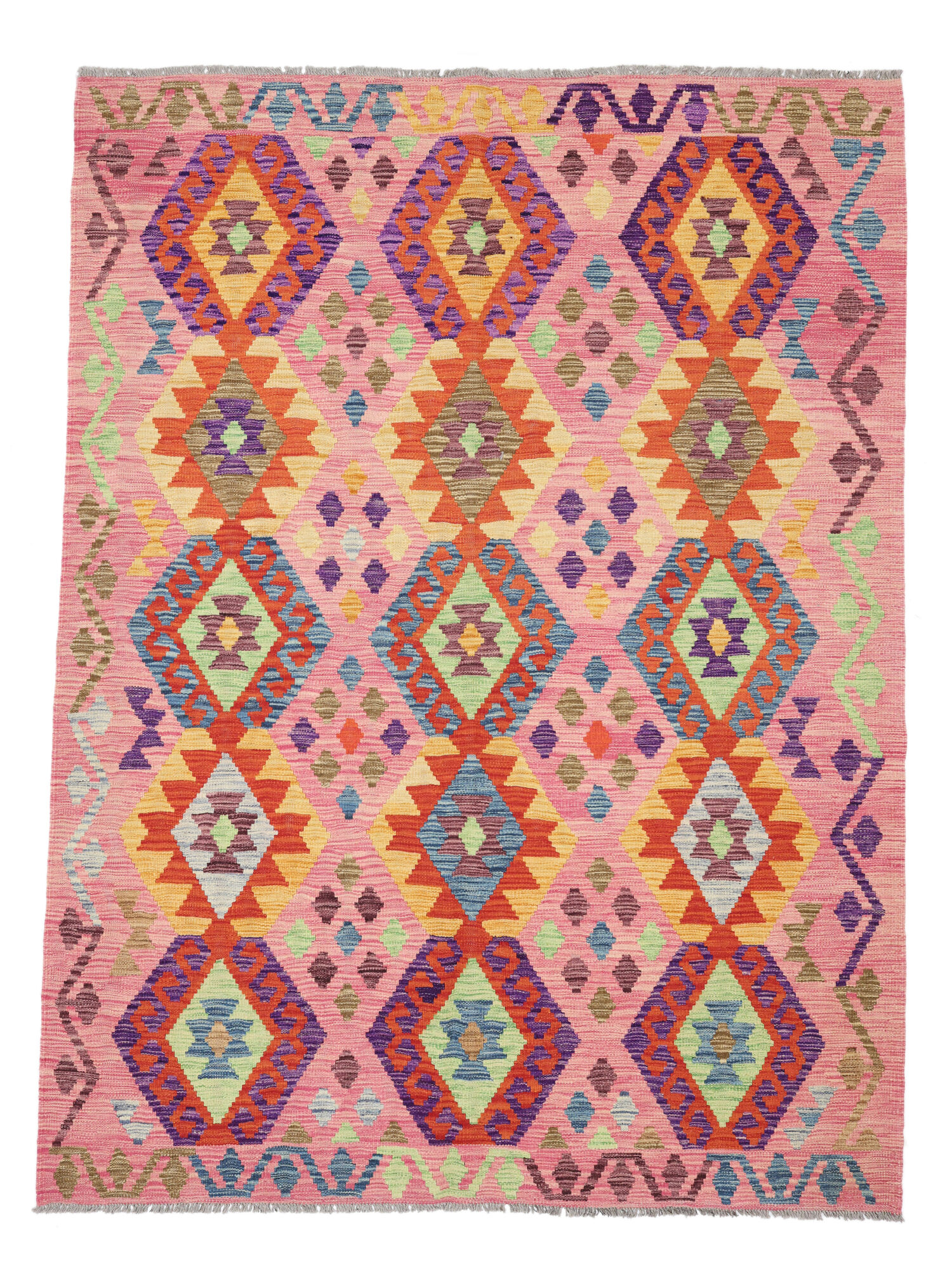 Kelim Afghan Old style Matta 156x204